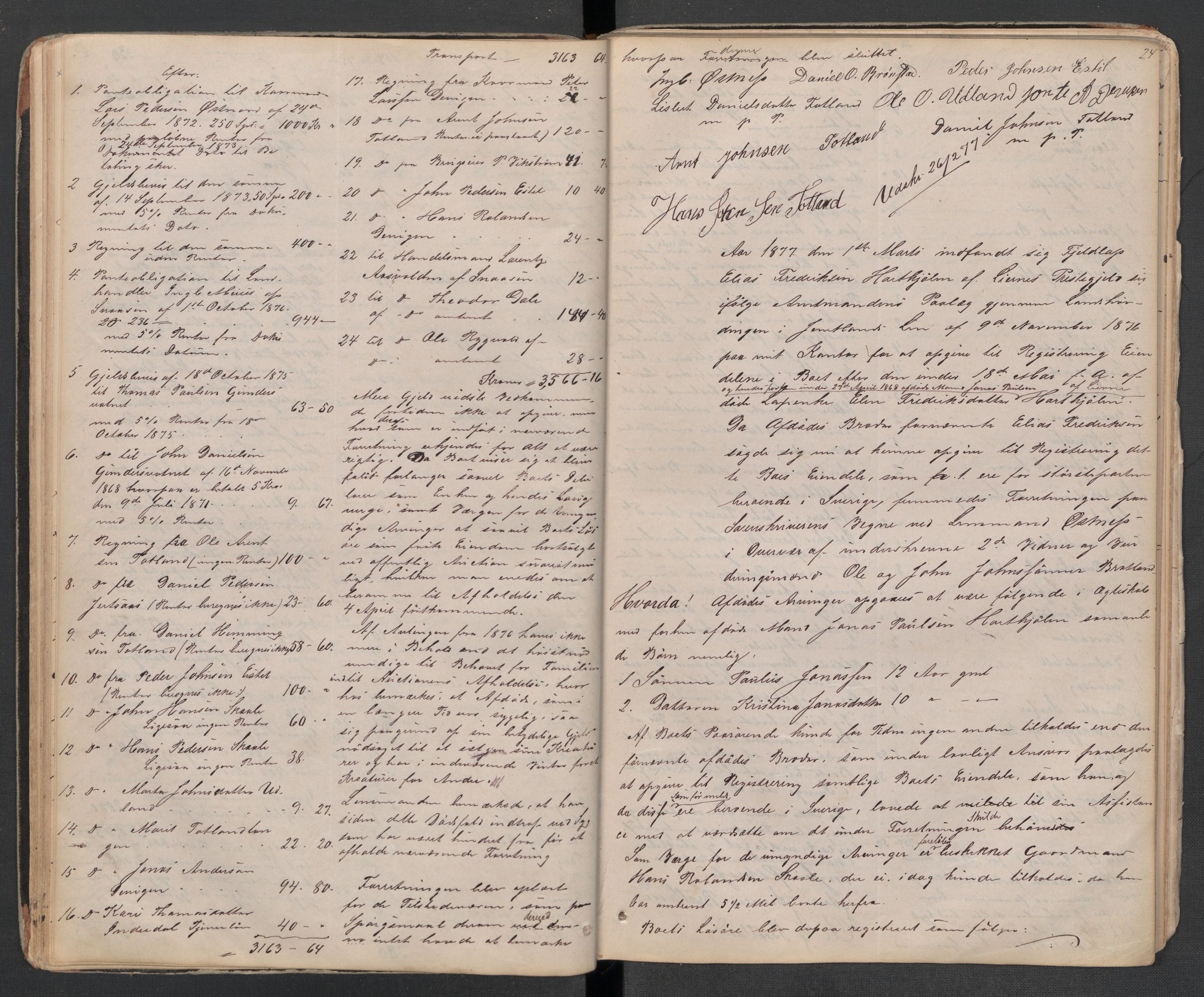Lierne lensmannskontor - 1. avlevering, AV/SAT-A-1030/02/L0014: Dødsfalls-/ registreringsprotokoll, 1872-1905, p. 24
