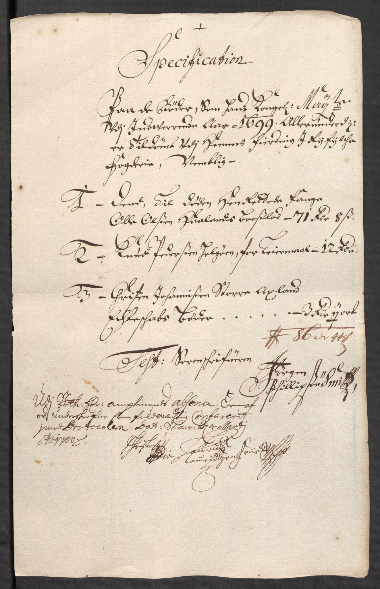 Rentekammeret inntil 1814, Reviderte regnskaper, Fogderegnskap, AV/RA-EA-4092/R47/L2858: Fogderegnskap Ryfylke, 1697-1700, p. 269