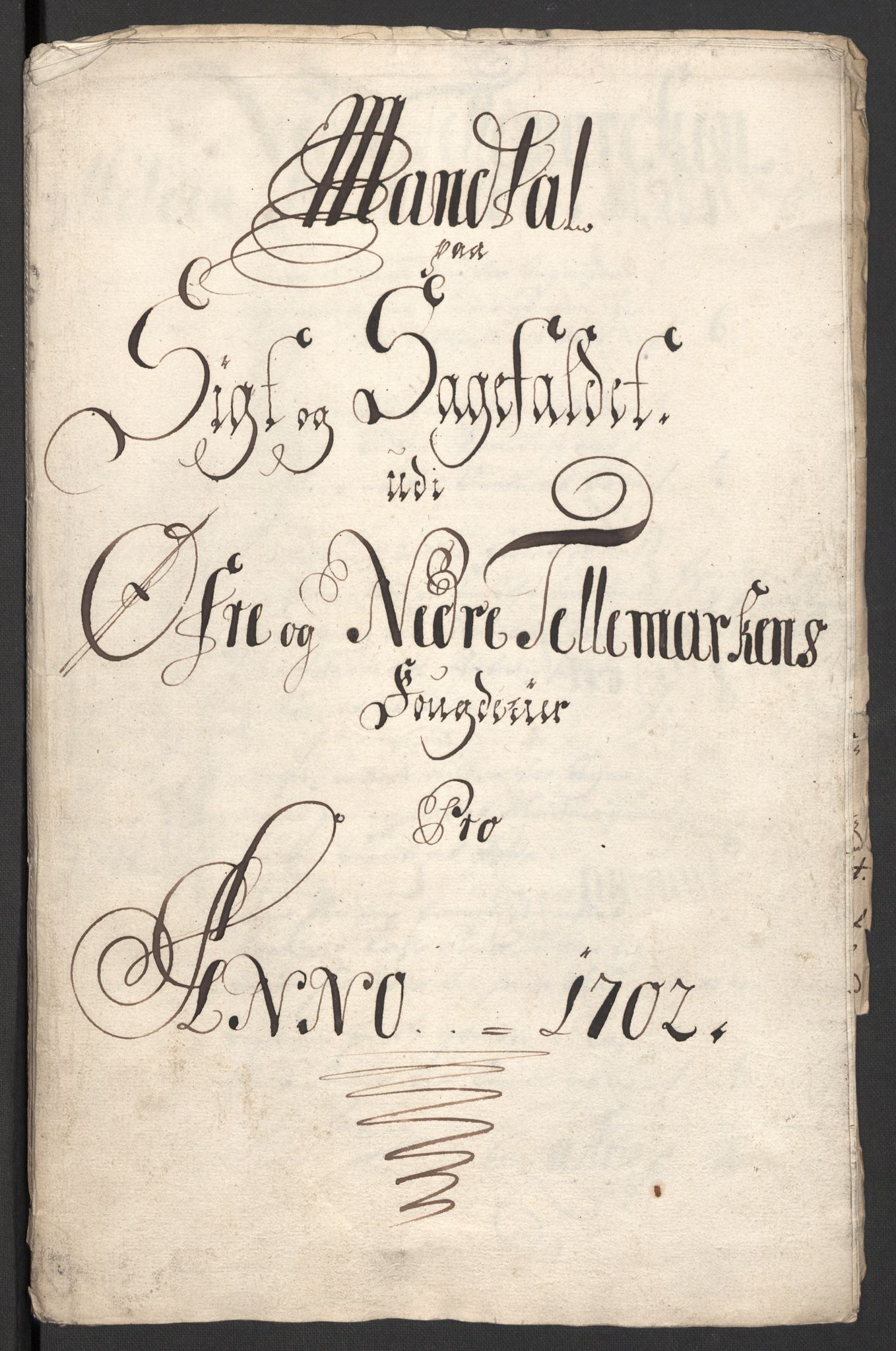 Rentekammeret inntil 1814, Reviderte regnskaper, Fogderegnskap, RA/EA-4092/R36/L2106: Fogderegnskap Øvre og Nedre Telemark og Bamble, 1702, p. 40