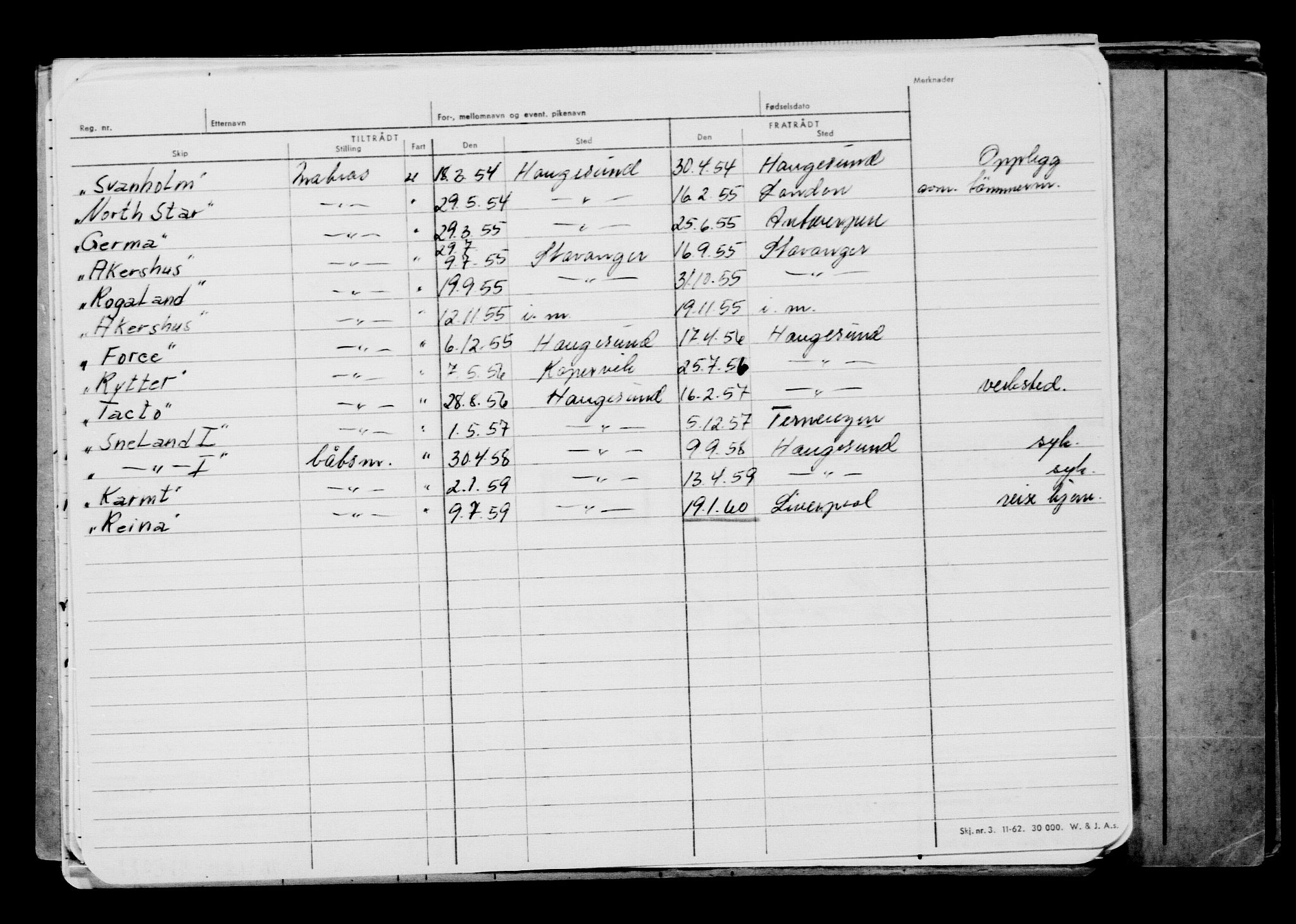 Direktoratet for sjømenn, AV/RA-S-3545/G/Gb/L0141: Hovedkort, 1916, p. 88