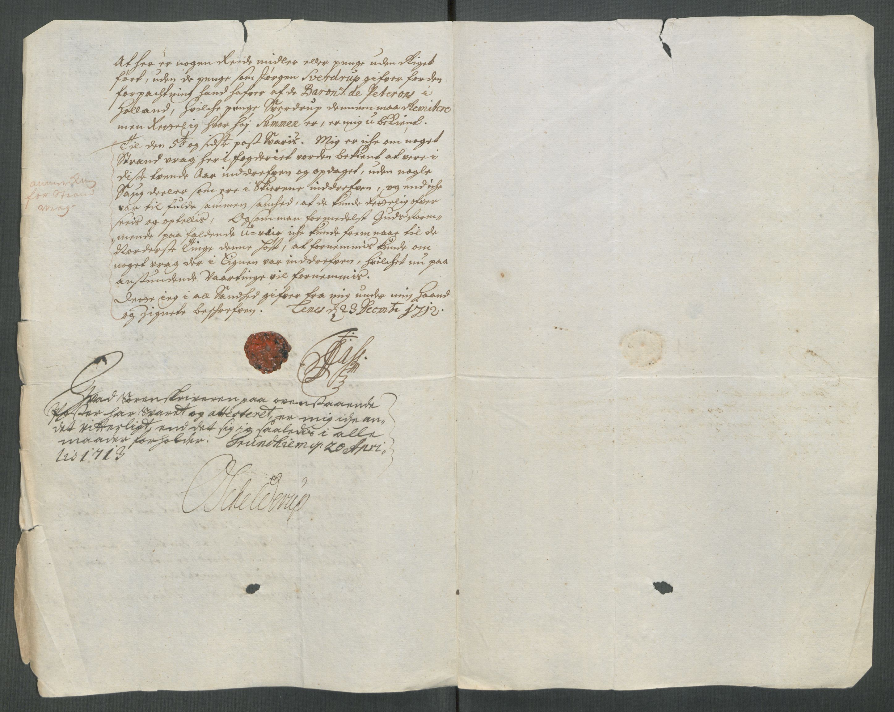 Rentekammeret inntil 1814, Reviderte regnskaper, Fogderegnskap, AV/RA-EA-4092/R65/L4512: Fogderegnskap Helgeland, 1712-1713, p. 128