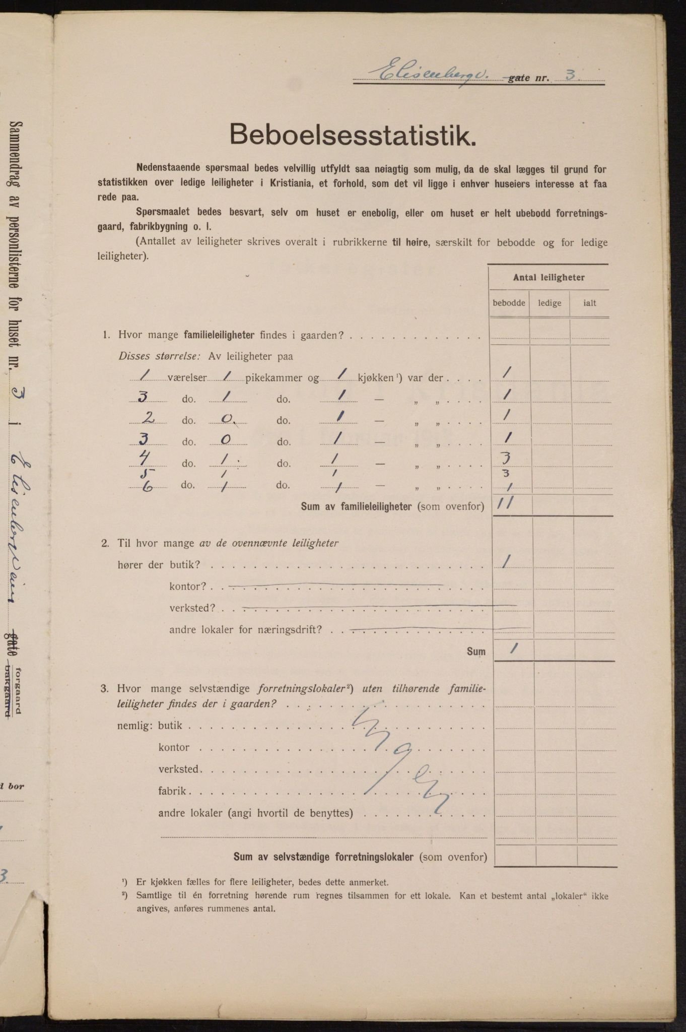 OBA, Municipal Census 1913 for Kristiania, 1913, p. 20513