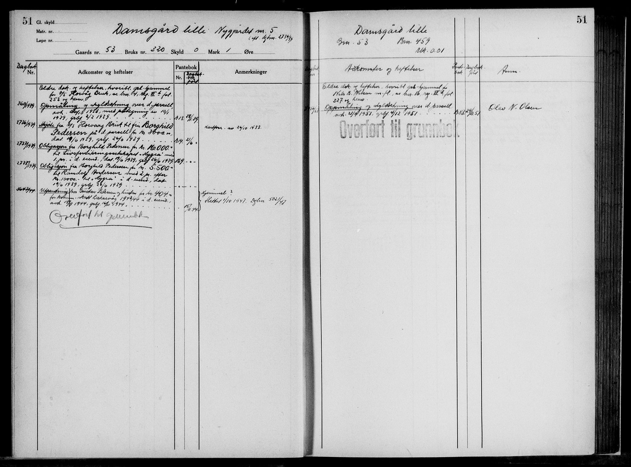 Midhordland sorenskriveri, AV/SAB-A-3001/1/G/Ga/Gab/L0117: Mortgage register no. II.A.b.117, p. 51