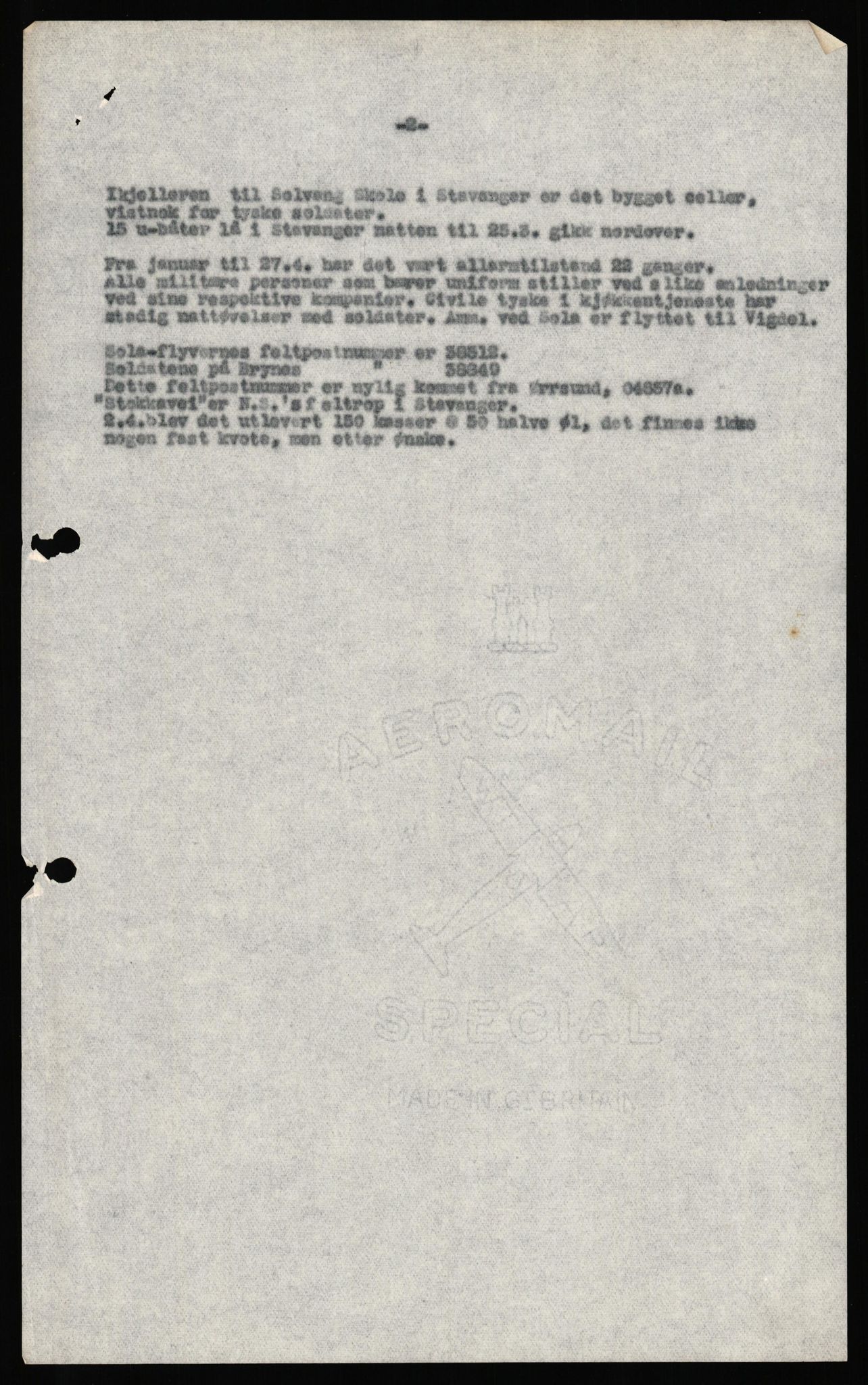 Forsvaret, Forsvarets overkommando II, RA/RAFA-3915/D/Dd/L0008: Minefields. Prohibited Areas. Airfields, 1944, p. 59