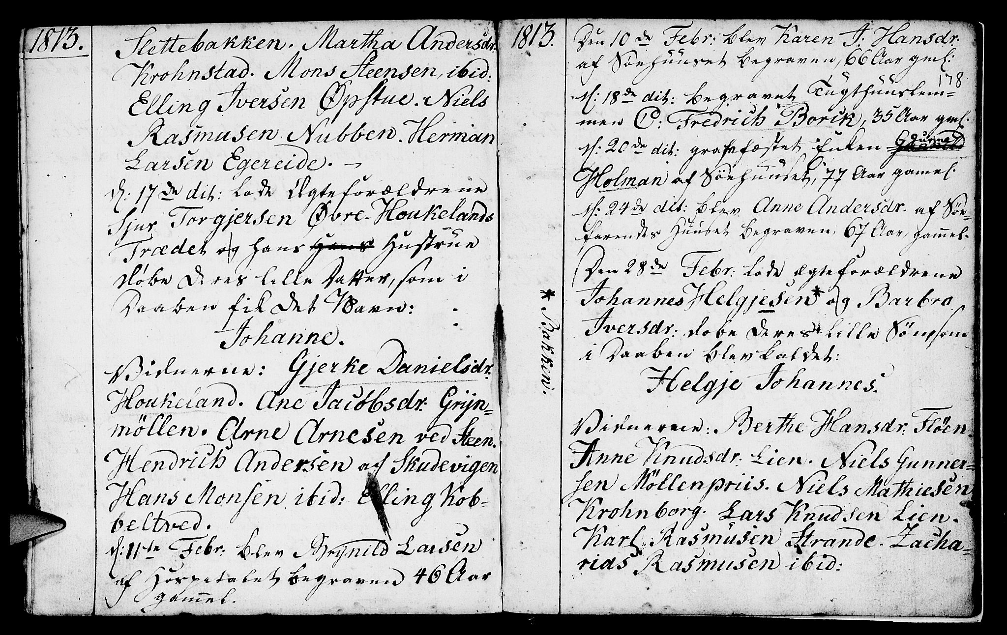 St. Jørgens hospital og Årstad sokneprestembete, AV/SAB-A-99934: Parish register (official) no. A 2, 1766-1814, p. 178