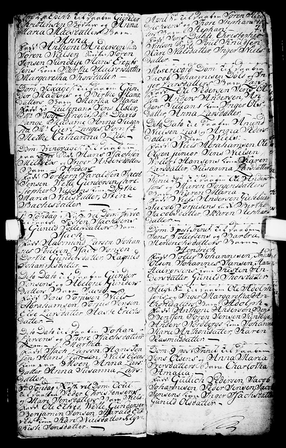 Porsgrunn kirkebøker , SAKO/A-104/G/Ga/L0001: Parish register (copy) no. I 1, 1766-1790, p. 6-7