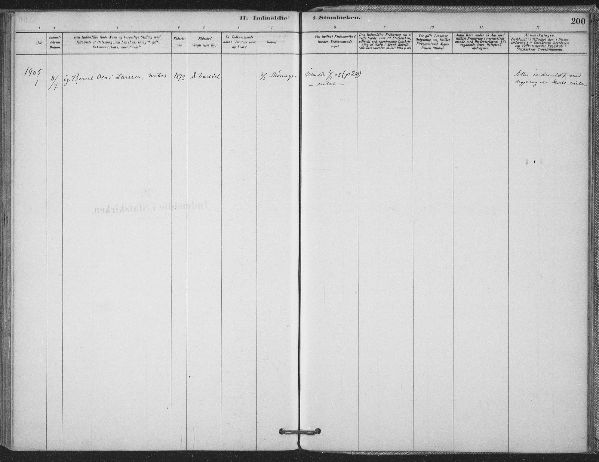 Ministerialprotokoller, klokkerbøker og fødselsregistre - Møre og Romsdal, AV/SAT-A-1454/514/L0199: Parish register (official) no. 514A01, 1878-1912, p. 200