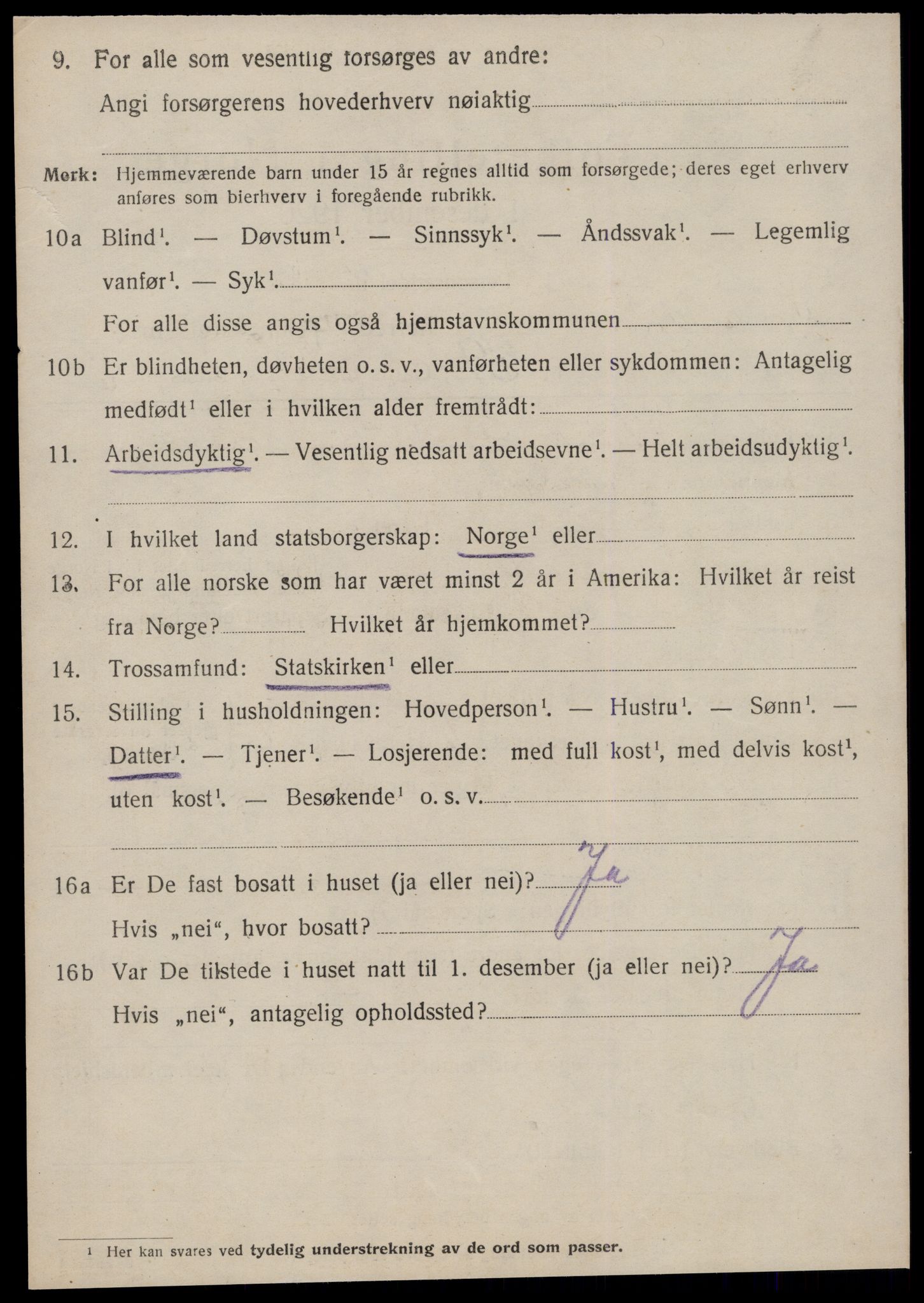 SAT, 1920 census for Hjørundfjord, 1920, p. 4154