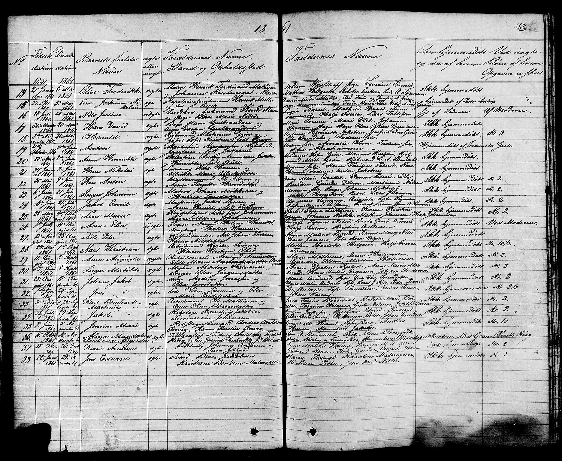 Stavern kirkebøker, AV/SAKO-A-318/G/Ga/L0002: Parish register (copy) no. 2, 1839-1909, p. 50