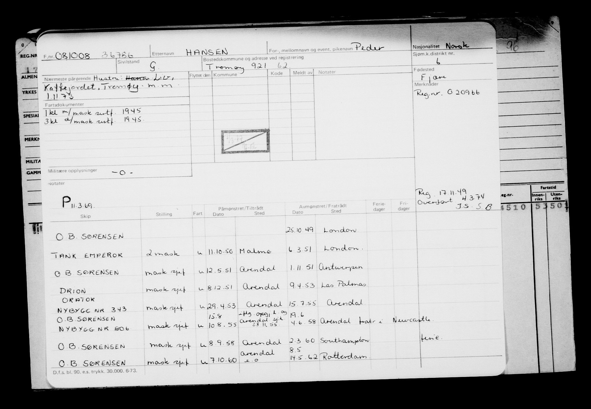 Direktoratet for sjømenn, AV/RA-S-3545/G/Gb/L0079: Hovedkort, 1908, p. 601