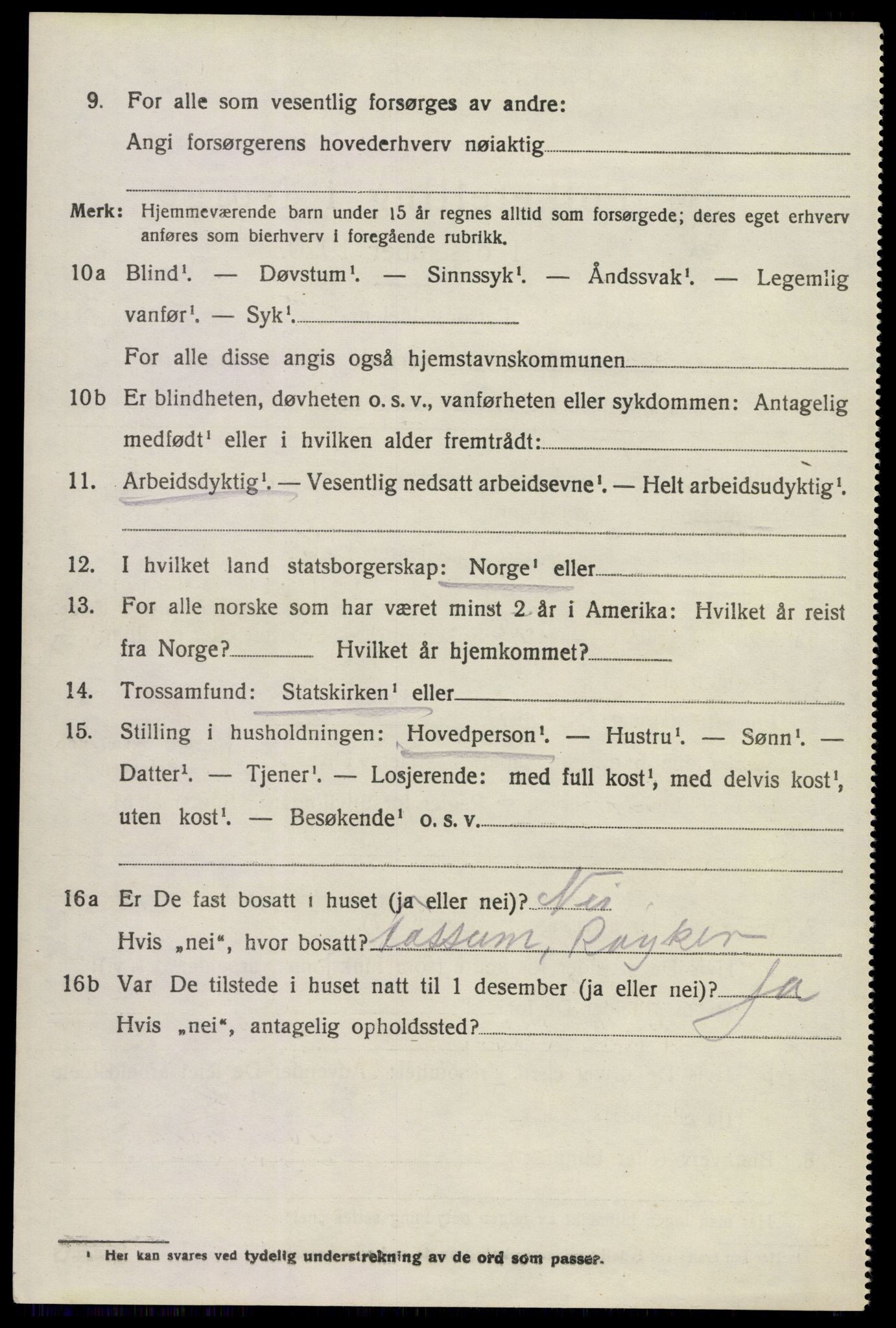 SAKO, 1920 census for Røyken, 1920, p. 11263