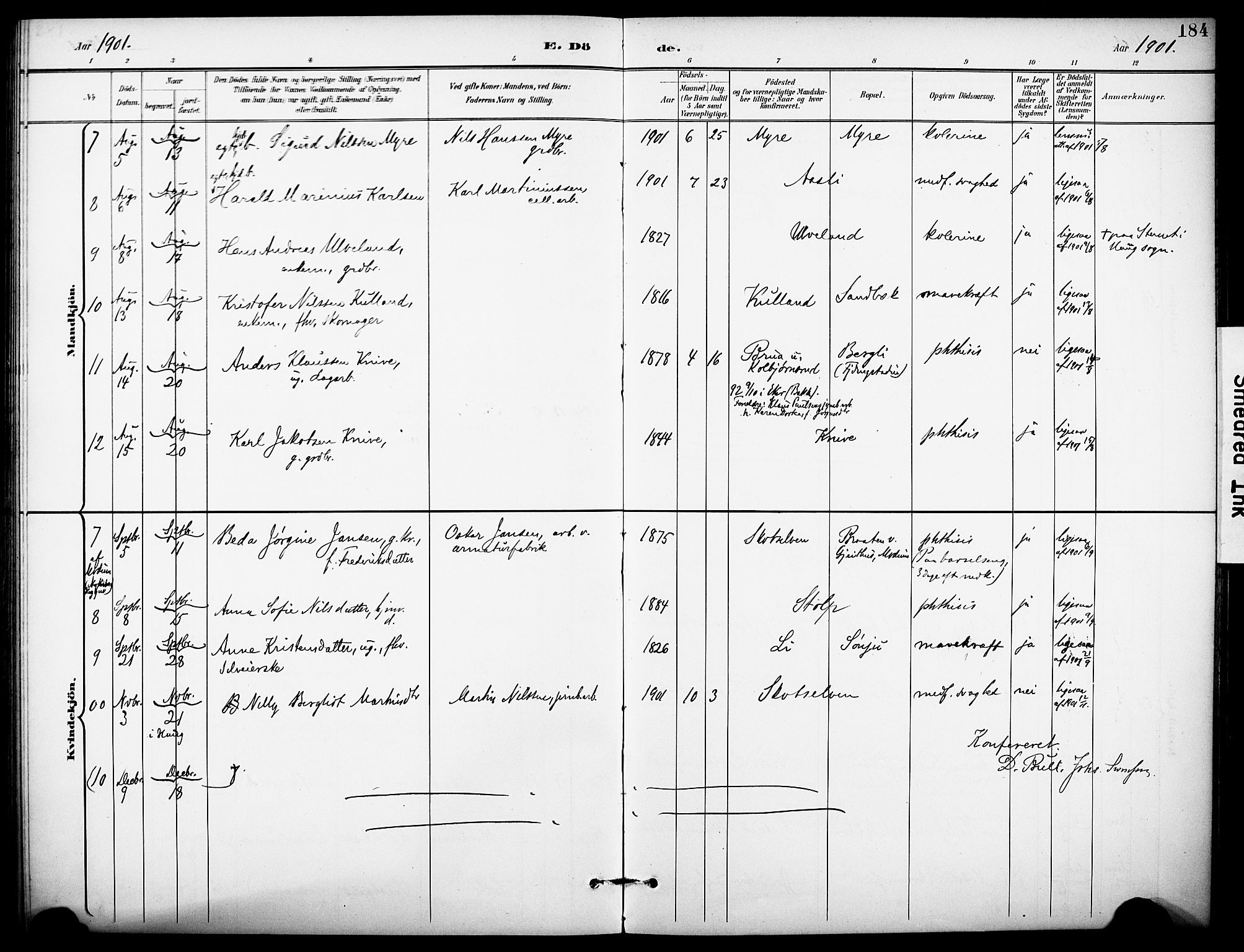 Eiker kirkebøker, AV/SAKO-A-4/F/Fc/L0003: Parish register (official) no. III 3, 1897-1981, p. 184