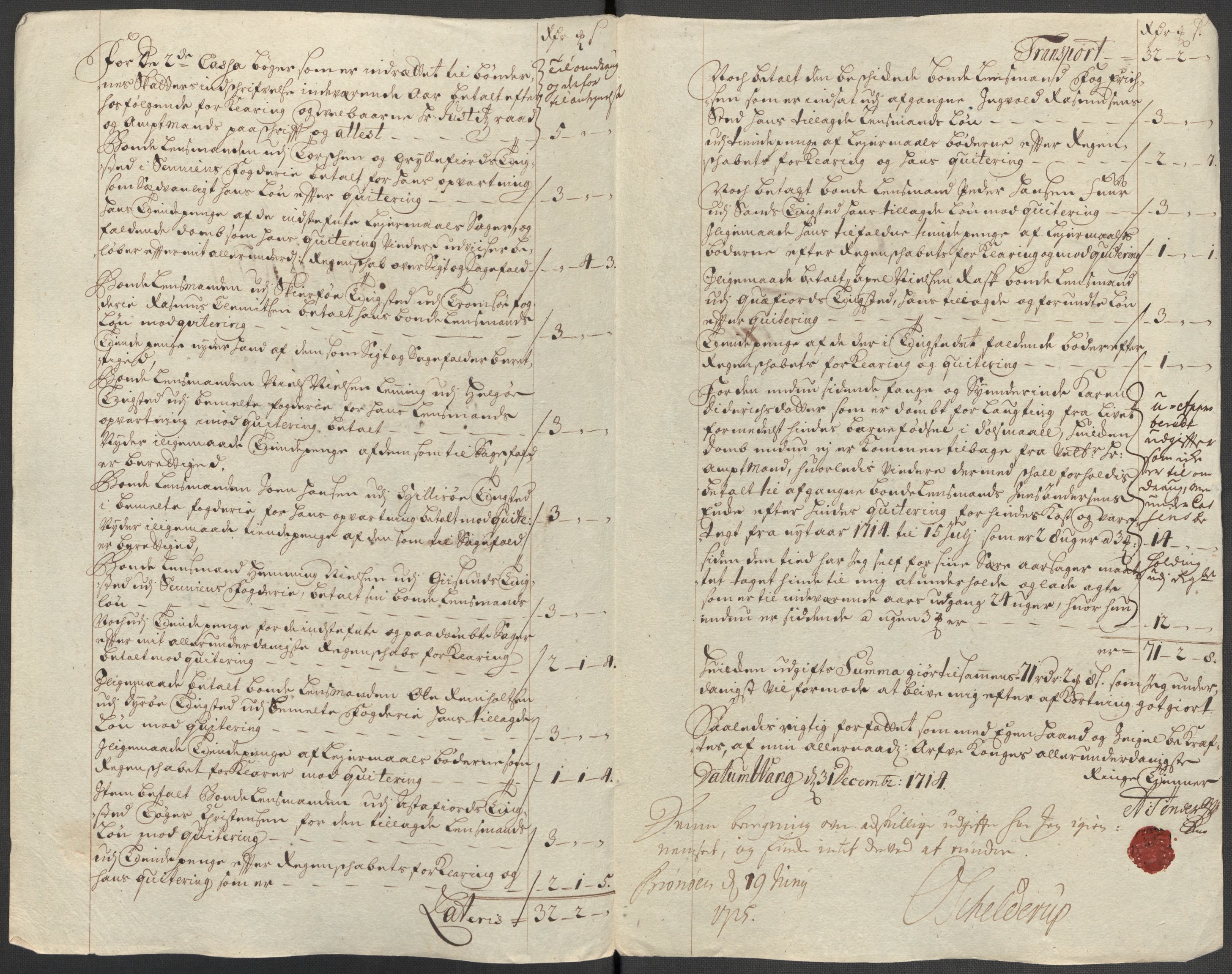 Rentekammeret inntil 1814, Reviderte regnskaper, Fogderegnskap, AV/RA-EA-4092/R68/L4760: Fogderegnskap Senja og Troms, 1714, p. 319