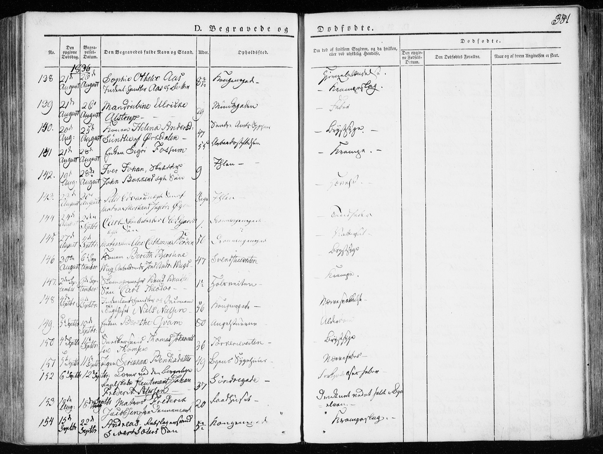 Ministerialprotokoller, klokkerbøker og fødselsregistre - Sør-Trøndelag, AV/SAT-A-1456/601/L0047: Parish register (official) no. 601A15, 1831-1839, p. 381