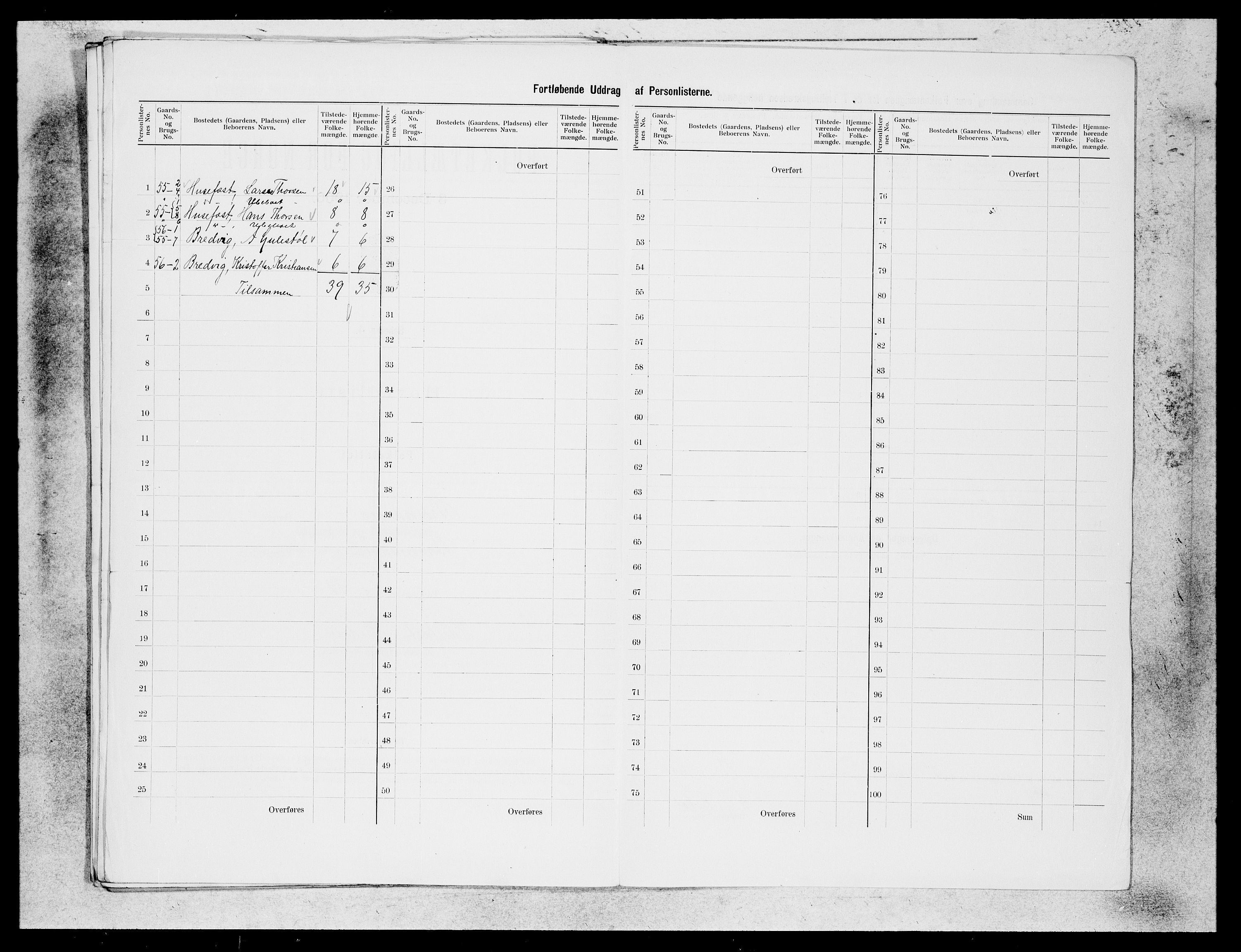 SAB, 1900 census for Bremanger, 1900, p. 24