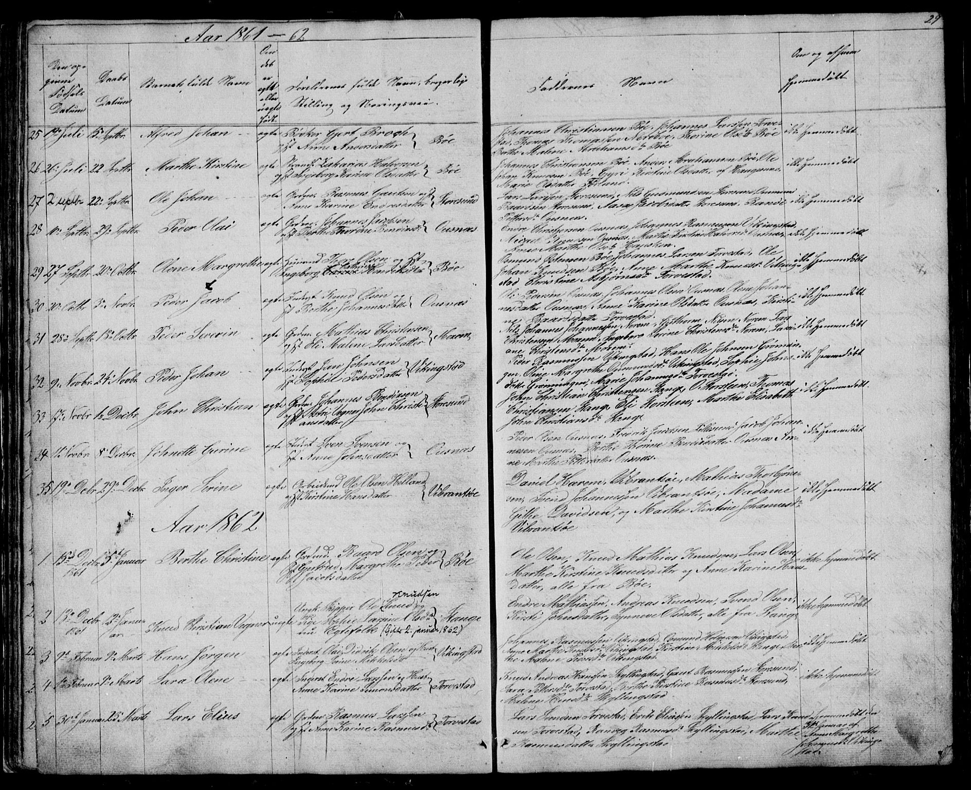 Torvastad sokneprestkontor, SAST/A -101857/H/Ha/Hab/L0003: Parish register (copy) no. B 3, 1850-1900, p. 29