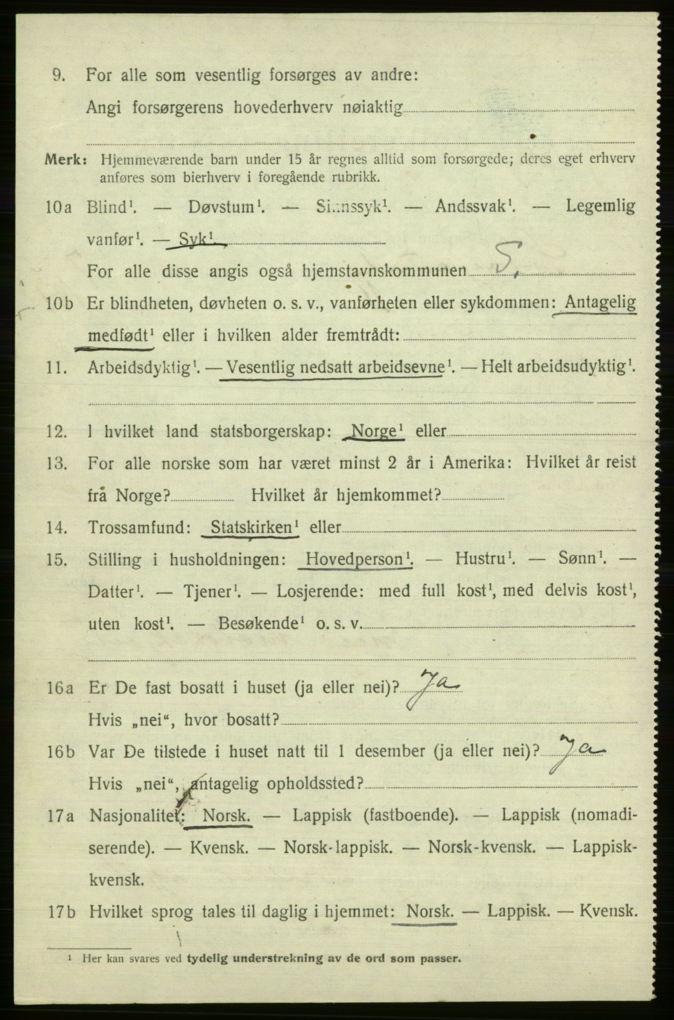 SATØ, 1920 census for Sørøysund rural district, 1920, p. 2949