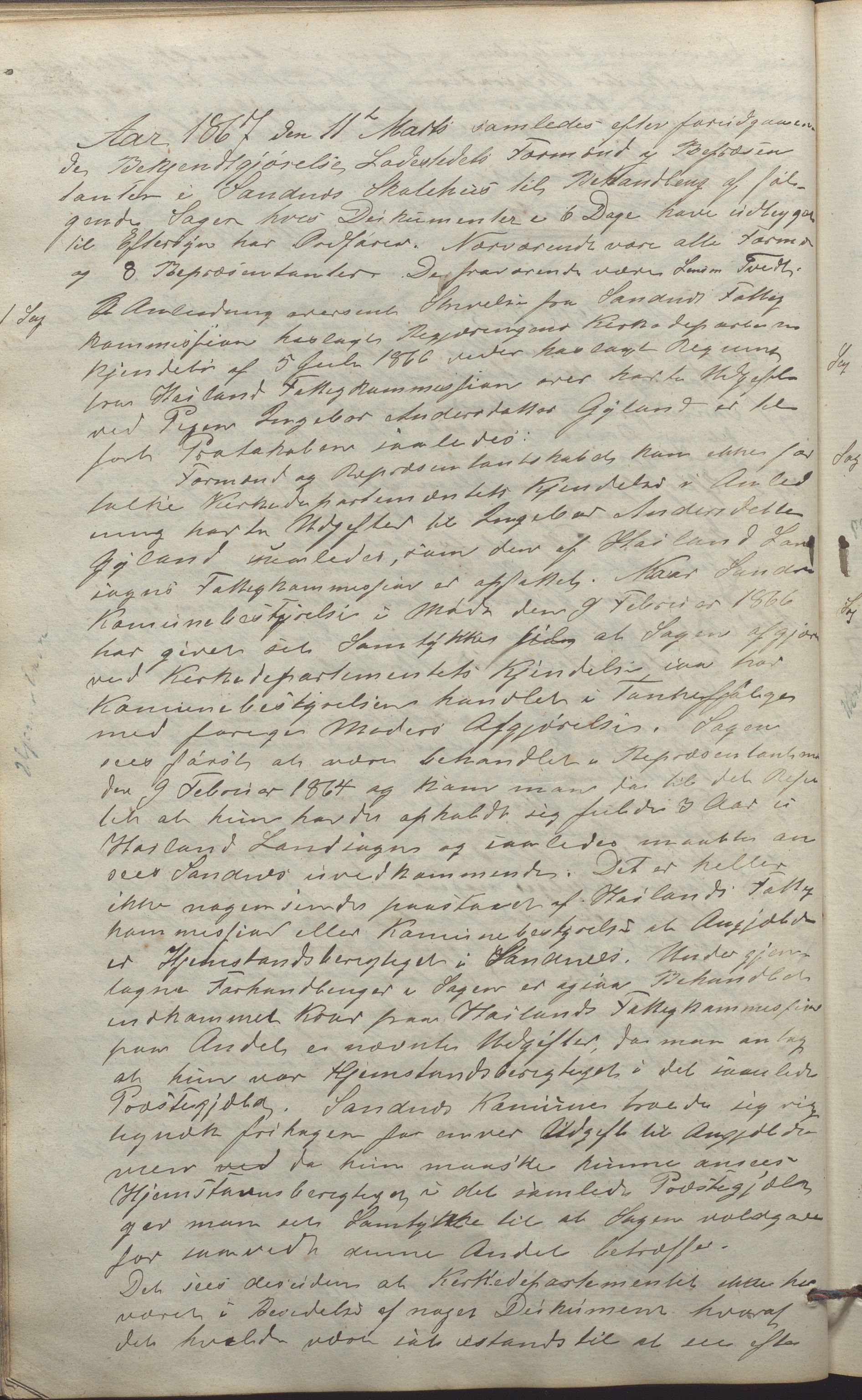 Sandnes kommune - Formannskapet og Bystyret, IKAR/K-100188/Aa/L0001: Møtebok, 1862-1875, p. 89