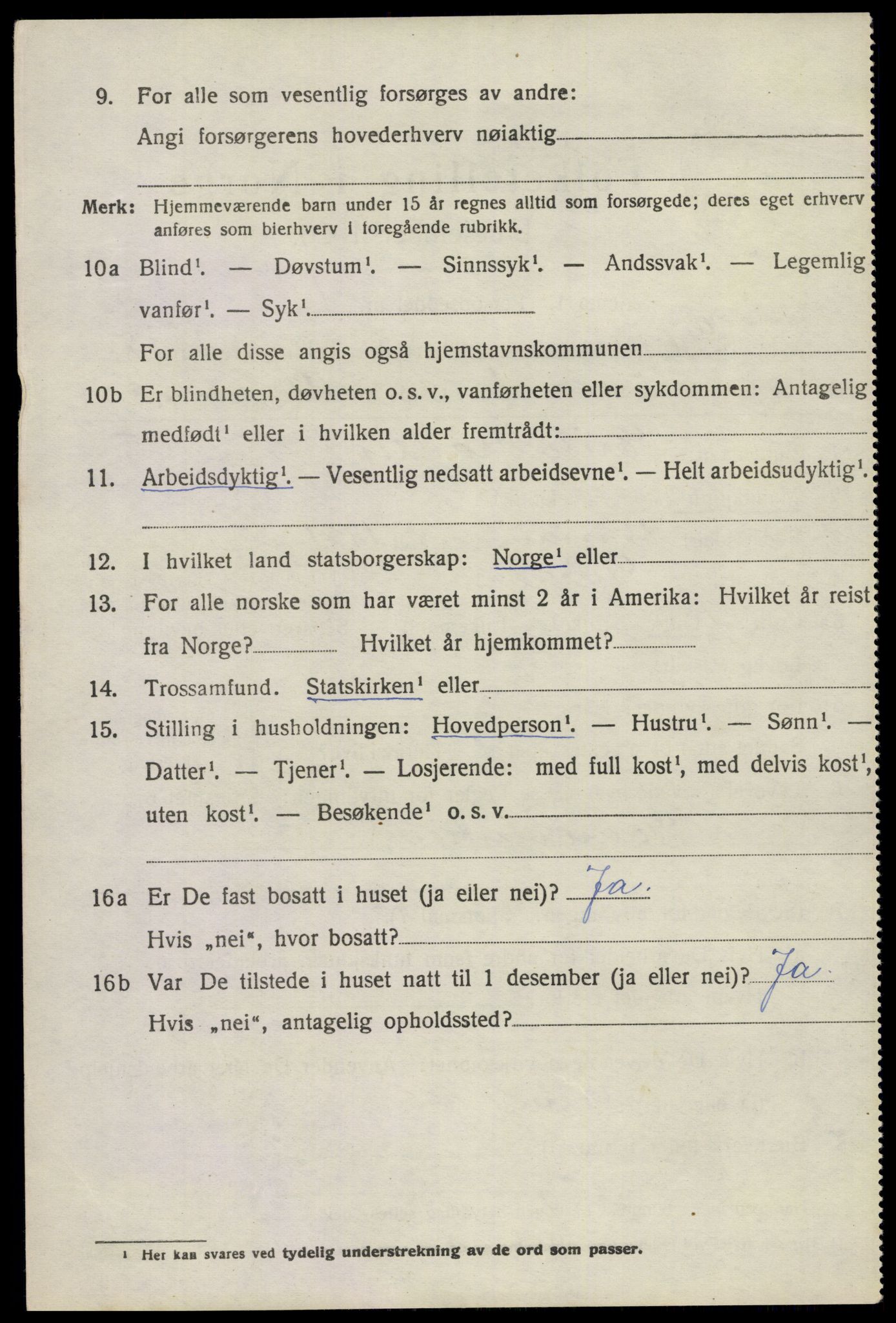 SAKO, 1920 census for Gjerpen, 1920, p. 9533