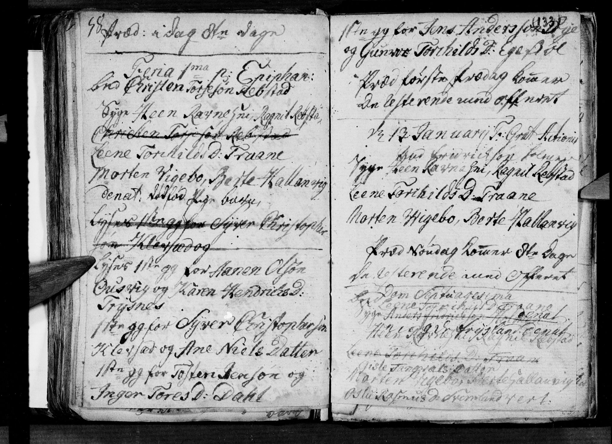 Søgne sokneprestkontor, AV/SAK-1111-0037/F/Fa/Fab/L0003: Parish register (official) no. A 3, 1751-1759, p. 133