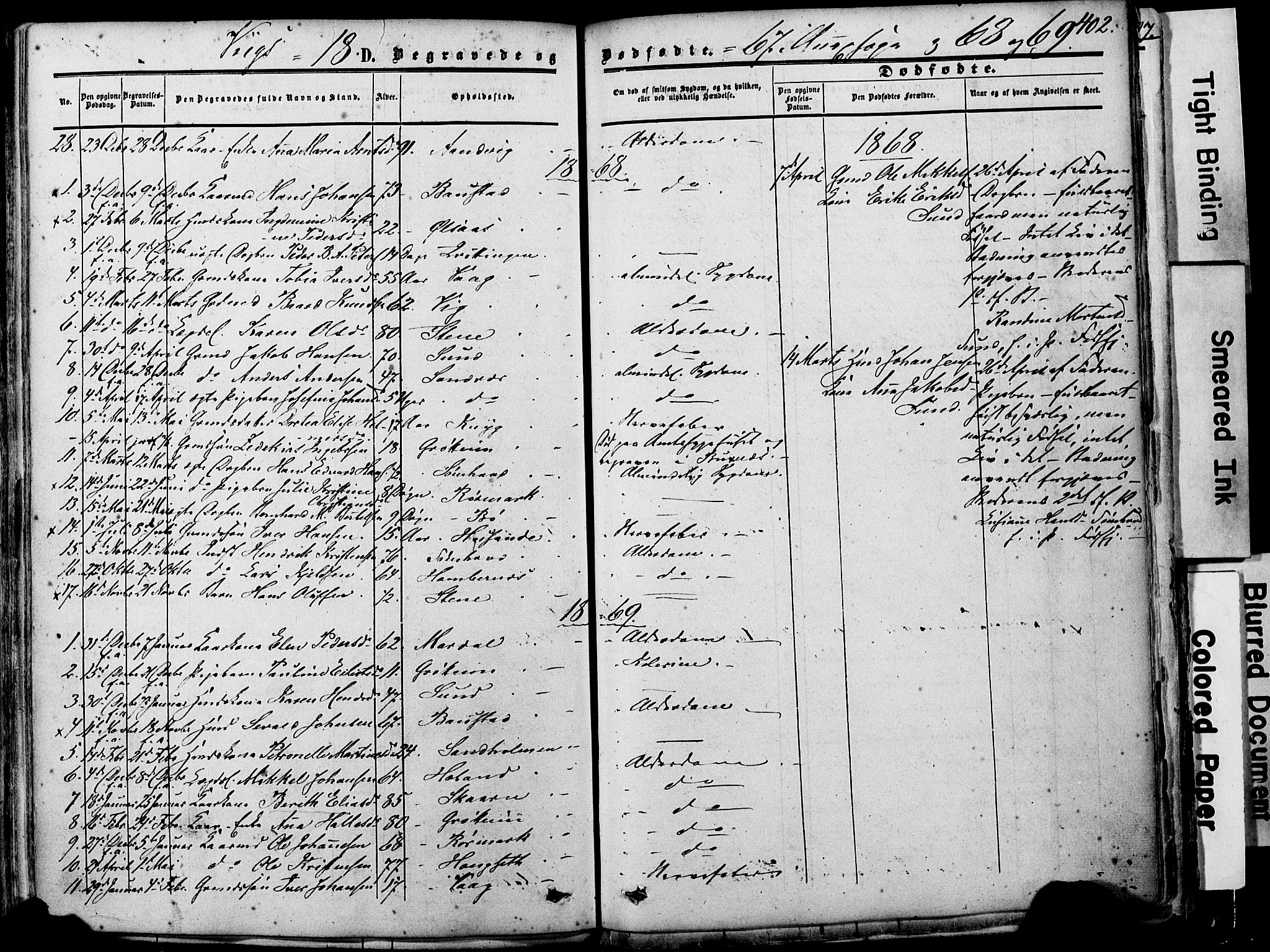 Ministerialprotokoller, klokkerbøker og fødselsregistre - Nordland, AV/SAT-A-1459/812/L0176: Parish register (official) no. 812A05, 1834-1874, p. 402