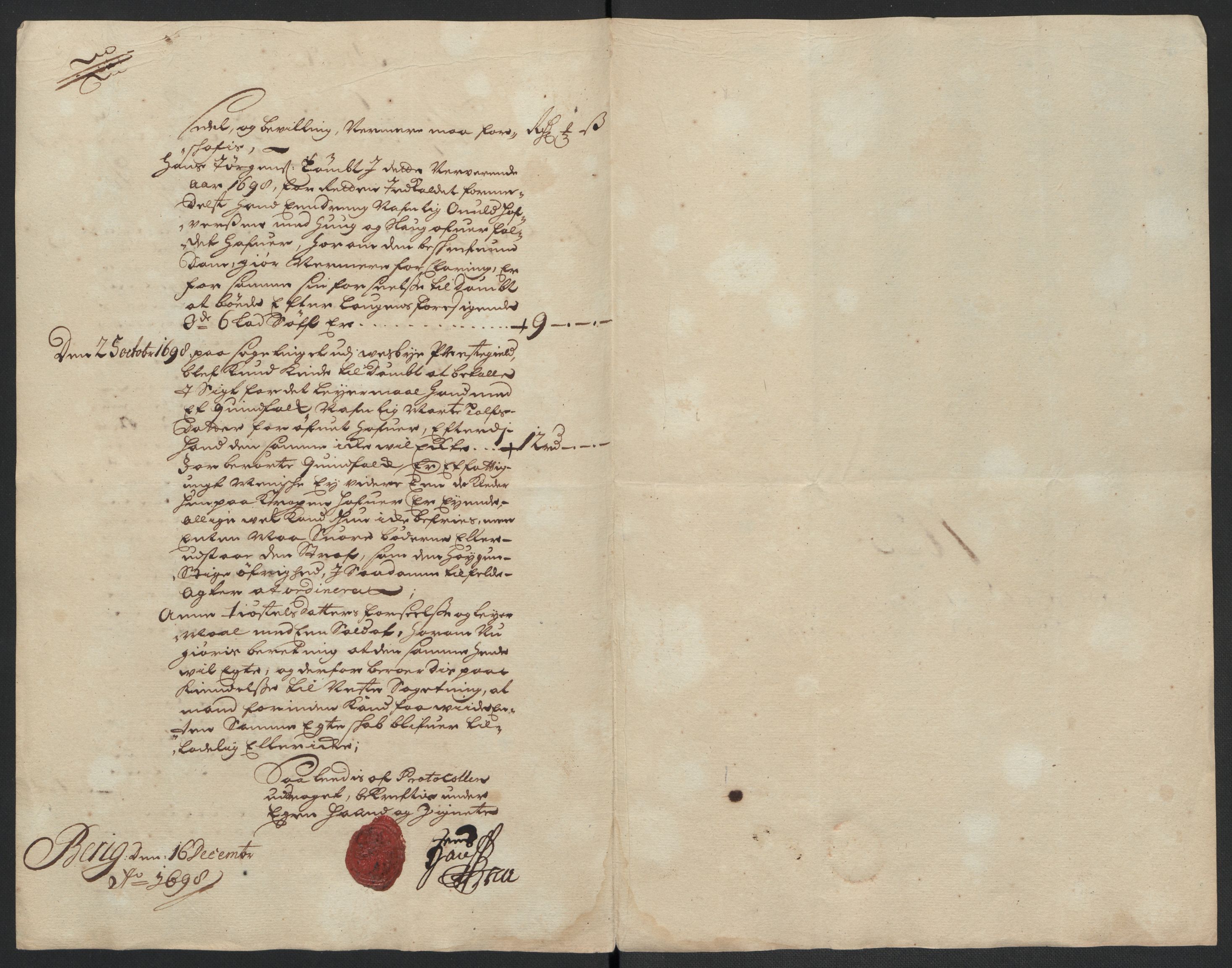 Rentekammeret inntil 1814, Reviderte regnskaper, Fogderegnskap, RA/EA-4092/R10/L0441: Fogderegnskap Aker og Follo, 1698, p. 128