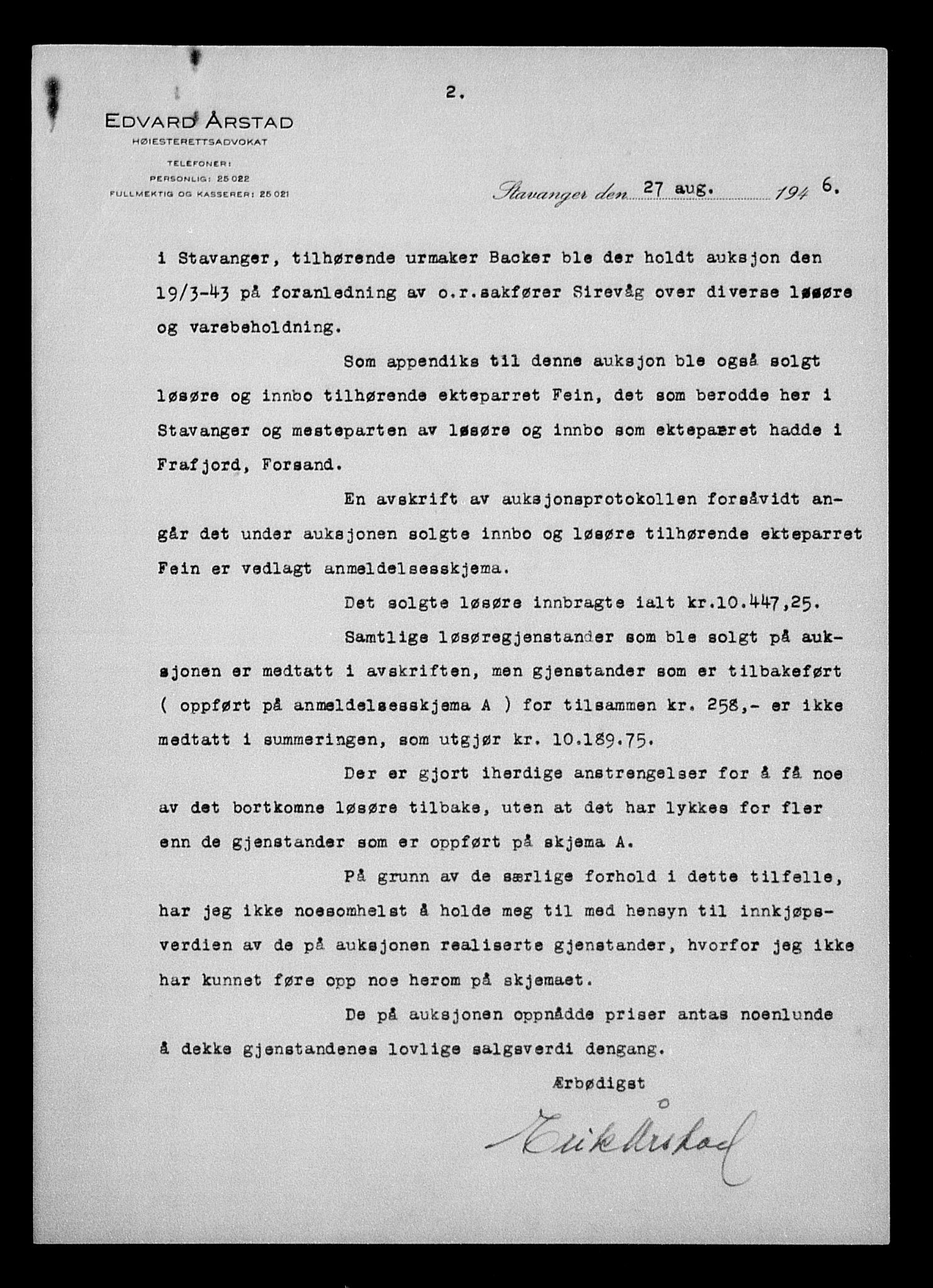 Justisdepartementet, Tilbakeføringskontoret for inndratte formuer, AV/RA-S-1564/H/Hc/Hcd/L0995: --, 1945-1947, p. 223