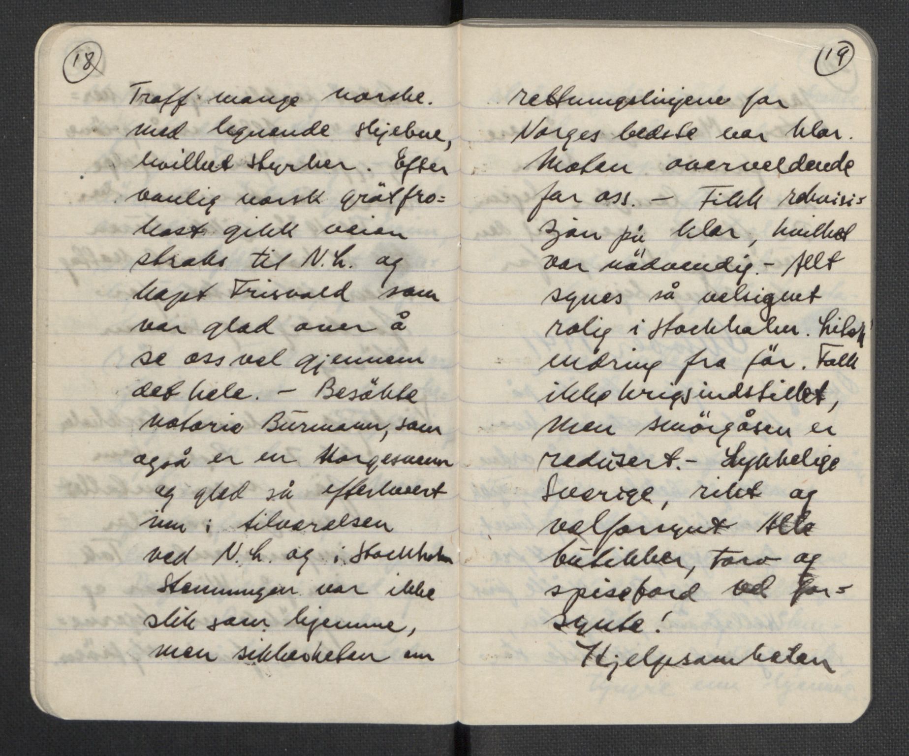 Tronstad, Leif, AV/RA-PA-0354/F/L0001: Dagbøker, 1941-1945, p. 13