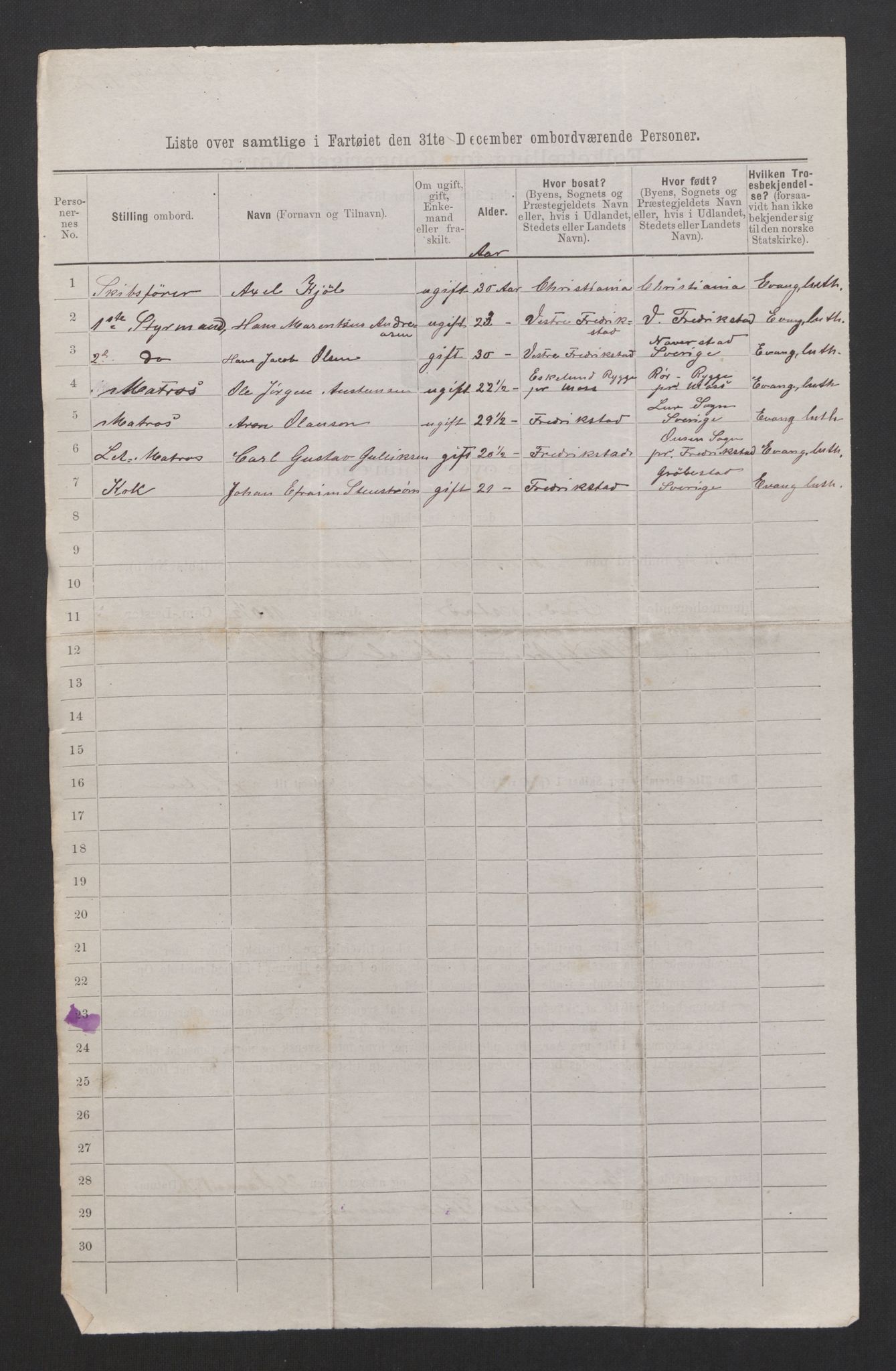 RA, 1875 census, lists of crew on ships: Ships in domestic ports, 1875, p. 39