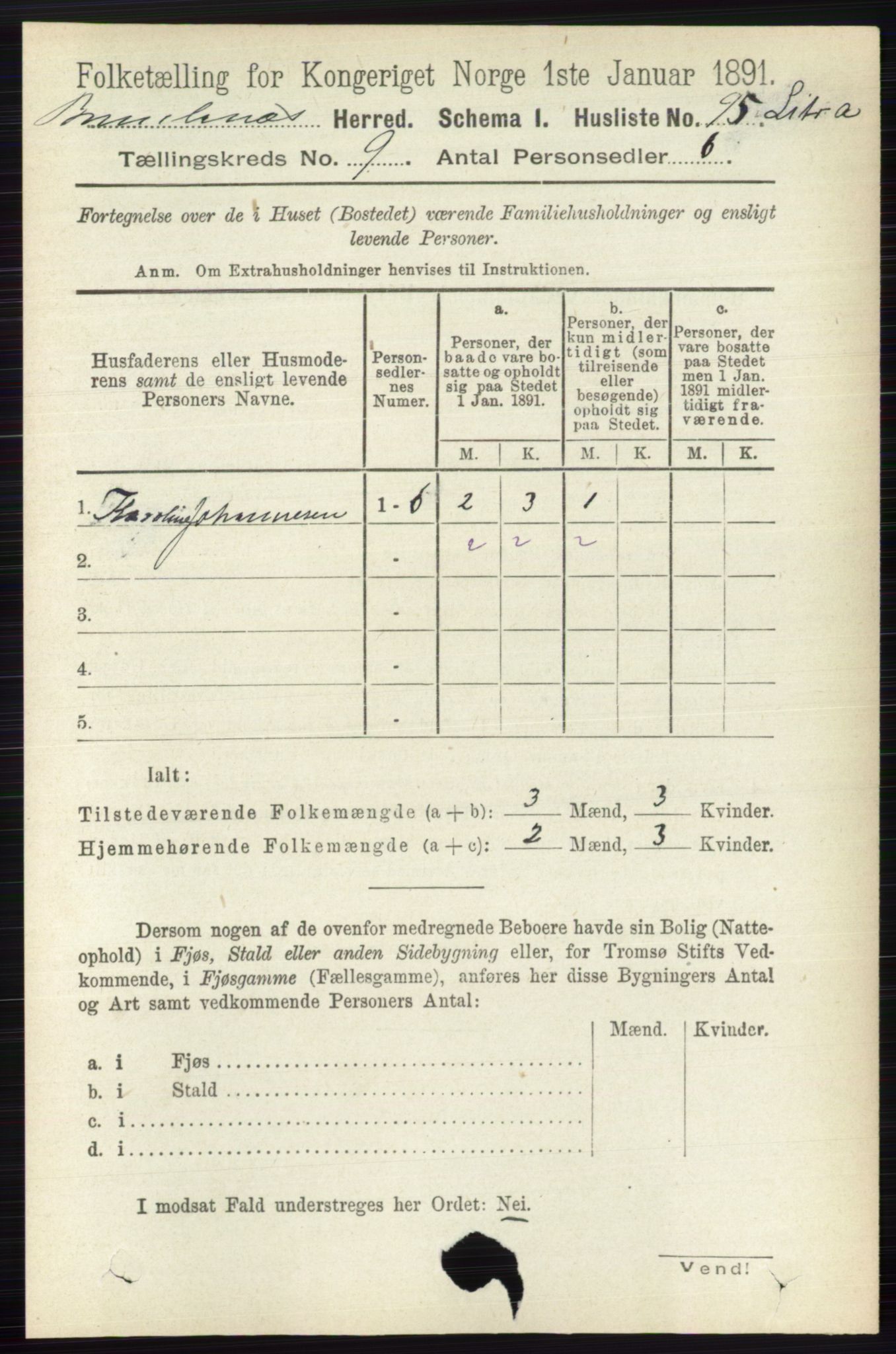 RA, 1891 census for 0726 Brunlanes, 1891, p. 4125