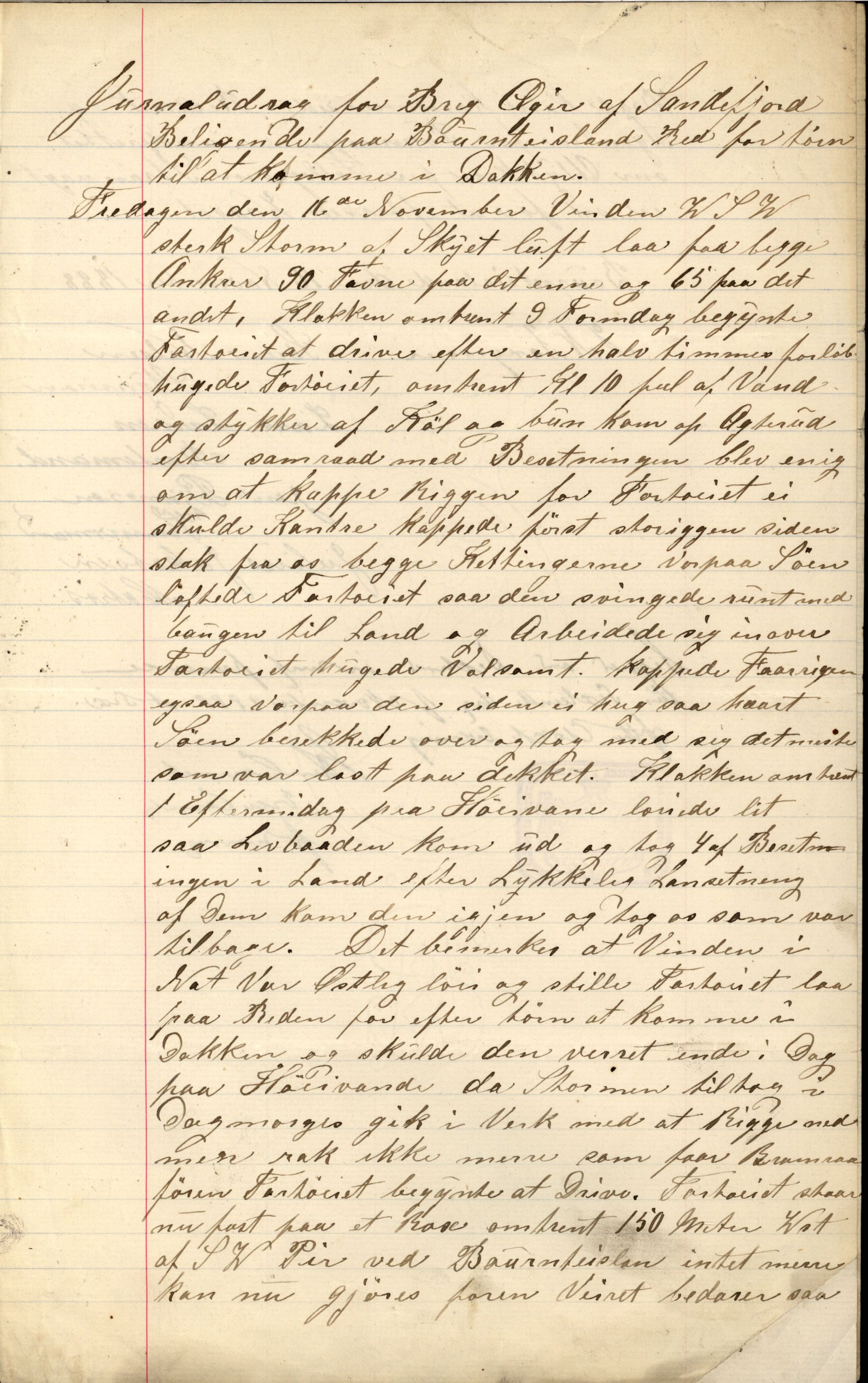 Pa 63 - Østlandske skibsassuranceforening, VEMU/A-1079/G/Ga/L0022/0003: Havaridokumenter / Ægir, Heldine, Henrik Wergeland, Høvding, General Prim, 1888, p. 18