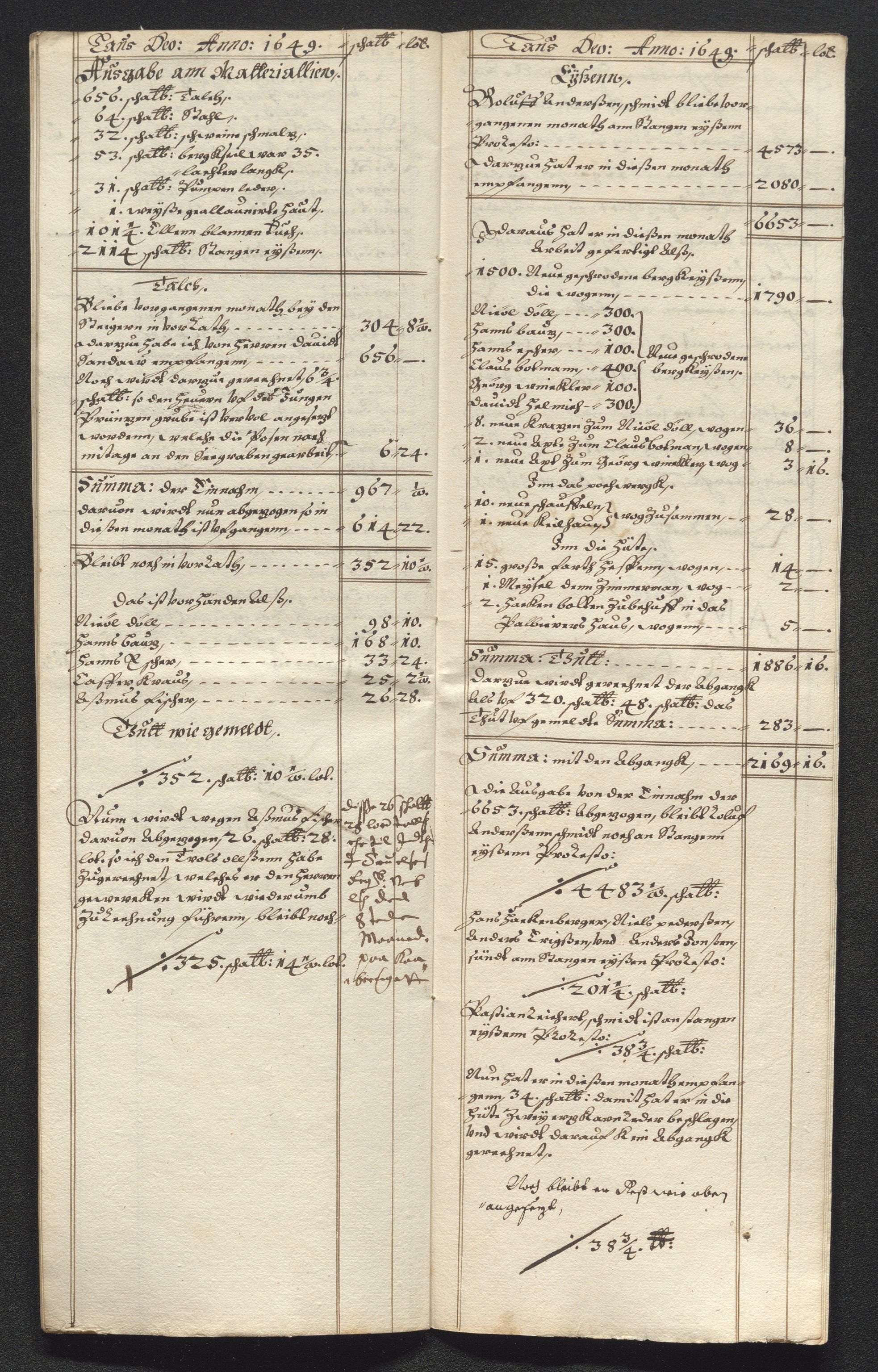 Kongsberg Sølvverk 1623-1816, SAKO/EA-3135/001/D/Dc/Dcd/L0023: Utgiftsregnskap for gruver m.m., 1649, p. 507