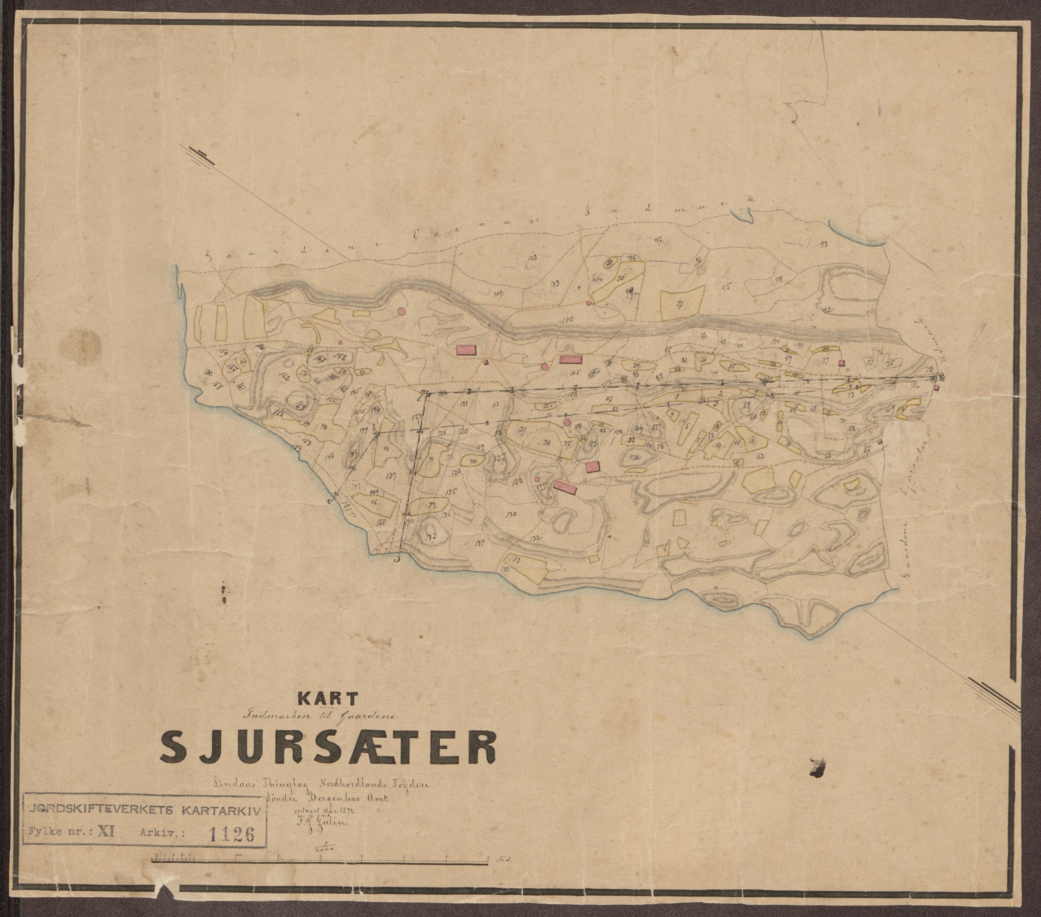 Jordskifteverkets kartarkiv, RA/S-3929/T, 1859-1988, p. 1272