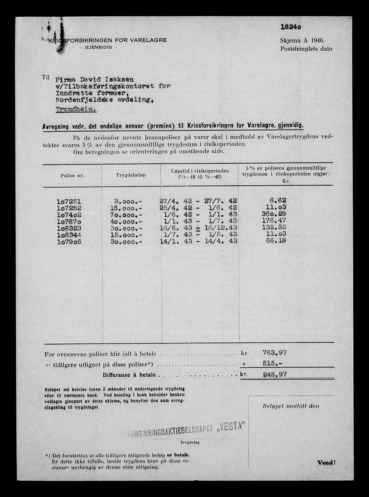 Justisdepartementet, Tilbakeføringskontoret for inndratte formuer, AV/RA-S-1564/H/Hc/Hca/L0896: --, 1945-1947, p. 499