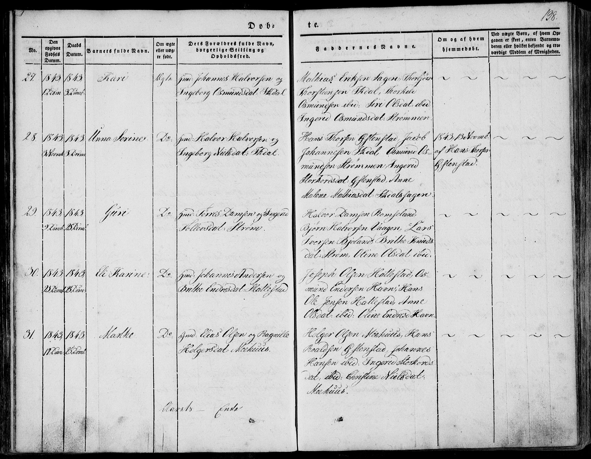 Skjold sokneprestkontor, AV/SAST-A-101847/H/Ha/Haa/L0006: Parish register (official) no. A 6.1, 1835-1858, p. 138