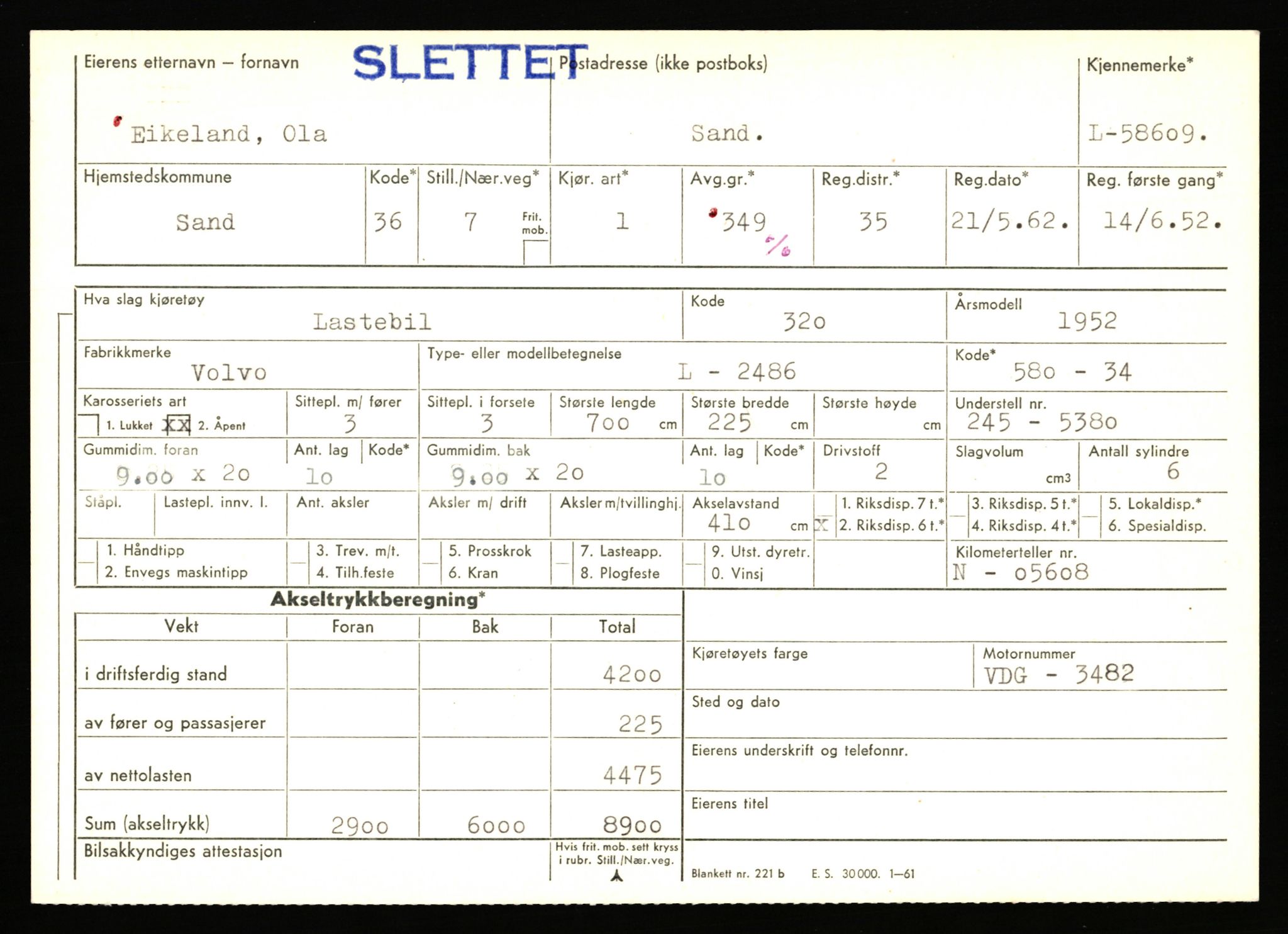 Stavanger trafikkstasjon, AV/SAST-A-101942/0/F/L0058: L-58000 - L-59999, 1930-1971, p. 545