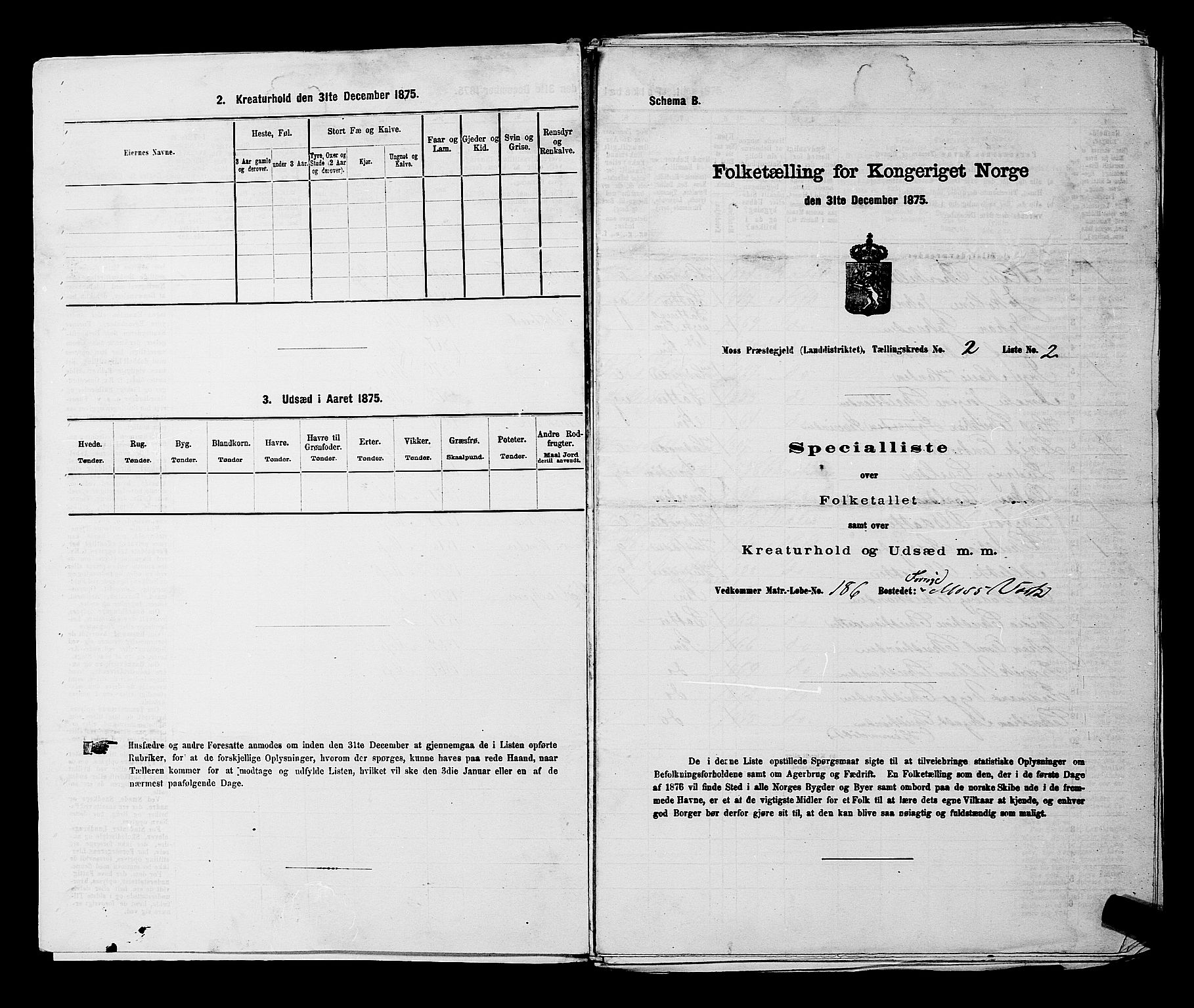 RA, 1875 census for 0194L Moss/Moss, 1875, p. 215