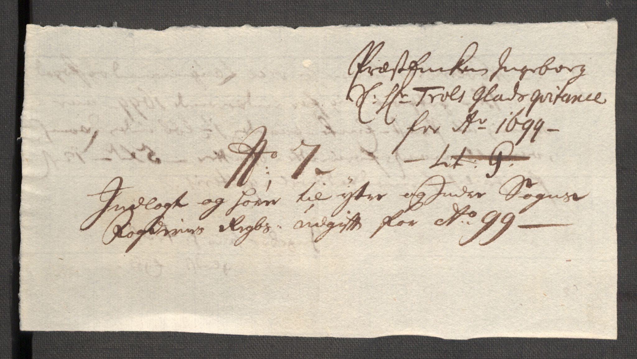 Rentekammeret inntil 1814, Reviderte regnskaper, Fogderegnskap, AV/RA-EA-4092/R52/L3310: Fogderegnskap Sogn, 1698-1699, p. 460