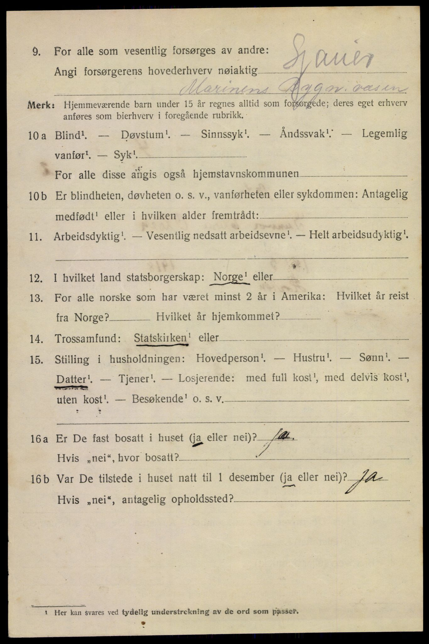 SAKO, 1920 census for Horten, 1920, p. 10328