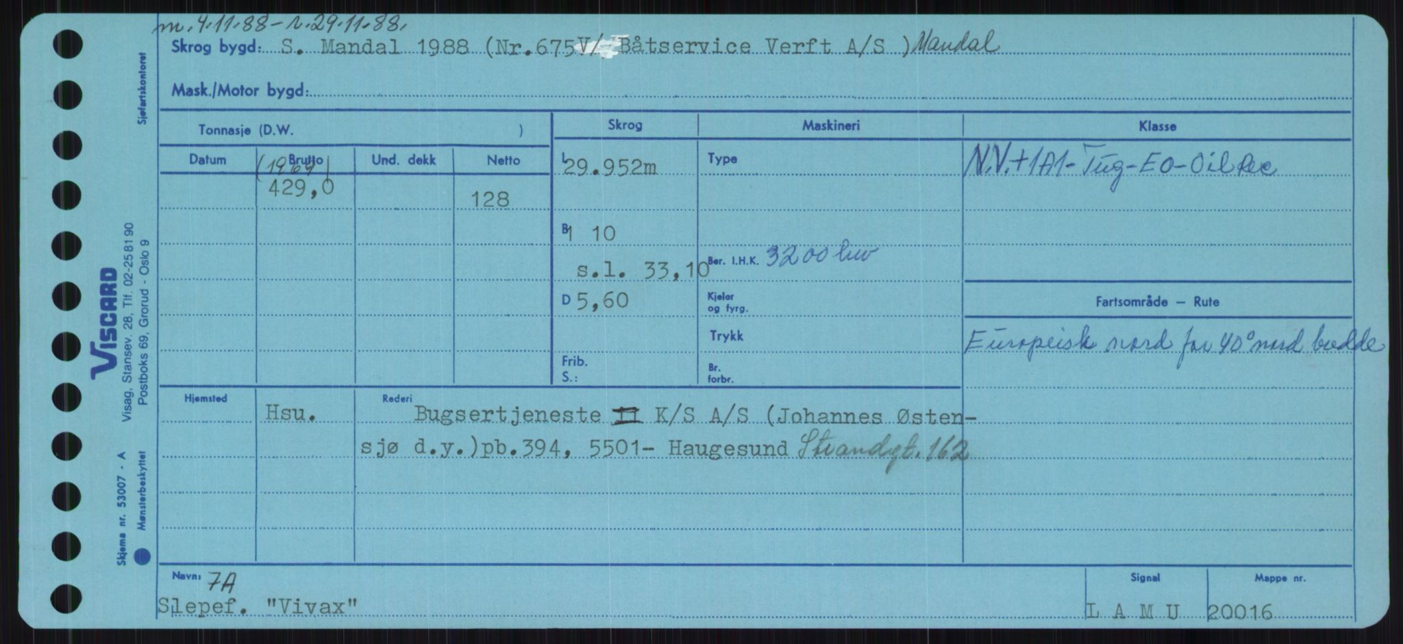 Sjøfartsdirektoratet med forløpere, Skipsmålingen, RA/S-1627/H/Ha/L0006/0002: Fartøy, Sver-Å / Fartøy, U-Å, p. 549