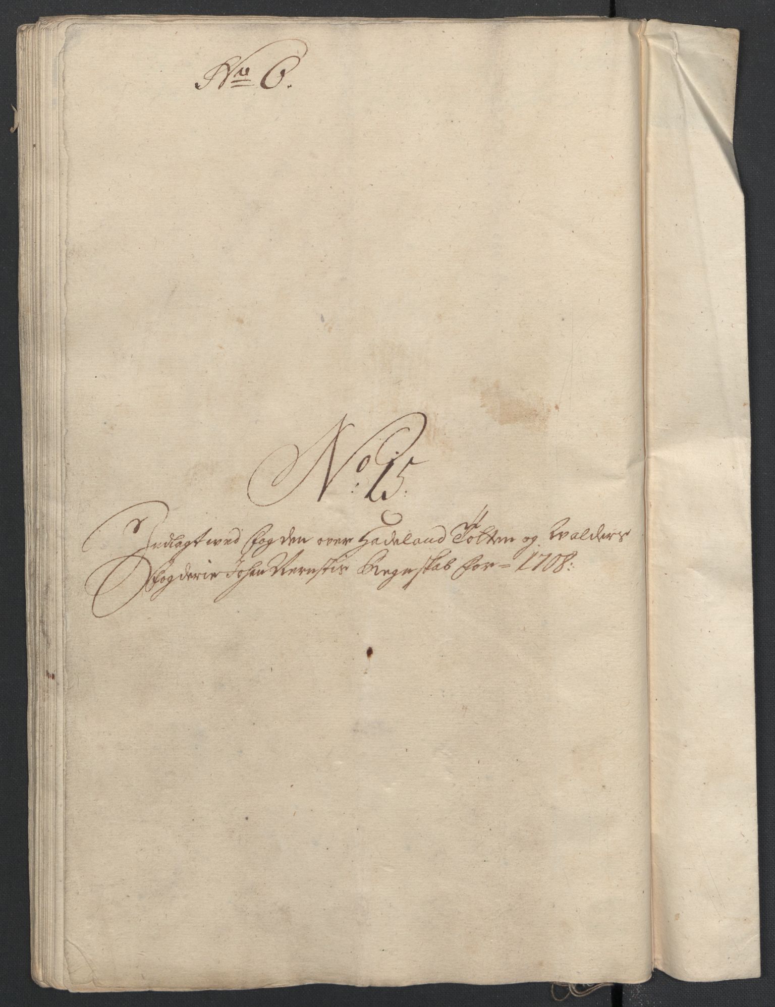 Rentekammeret inntil 1814, Reviderte regnskaper, Fogderegnskap, AV/RA-EA-4092/R18/L1305: Fogderegnskap Hadeland, Toten og Valdres, 1707-1708, p. 528