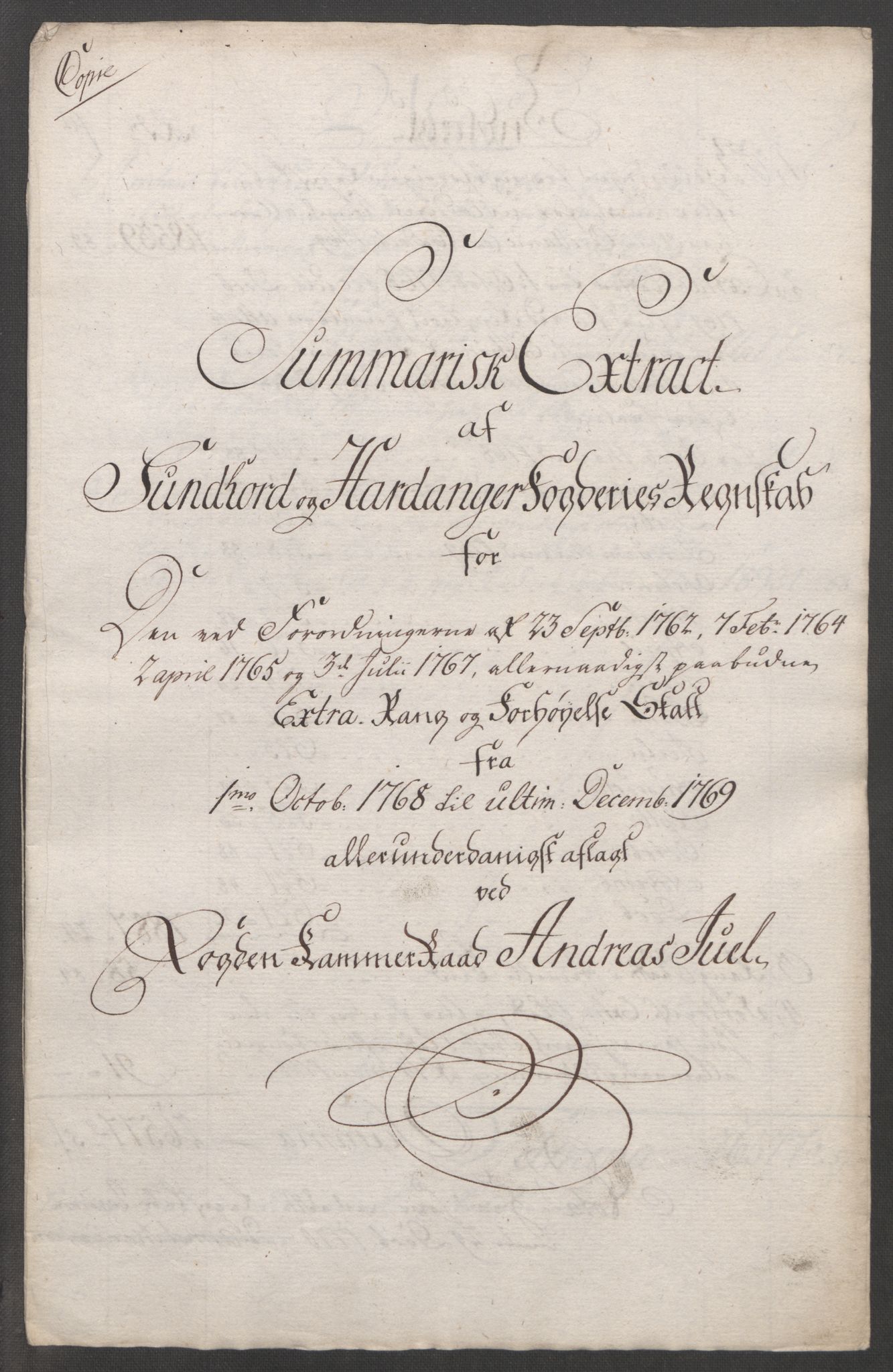 Rentekammeret inntil 1814, Reviderte regnskaper, Fogderegnskap, AV/RA-EA-4092/R48/L3136: Ekstraskatten Sunnhordland og Hardanger, 1762-1772, p. 183