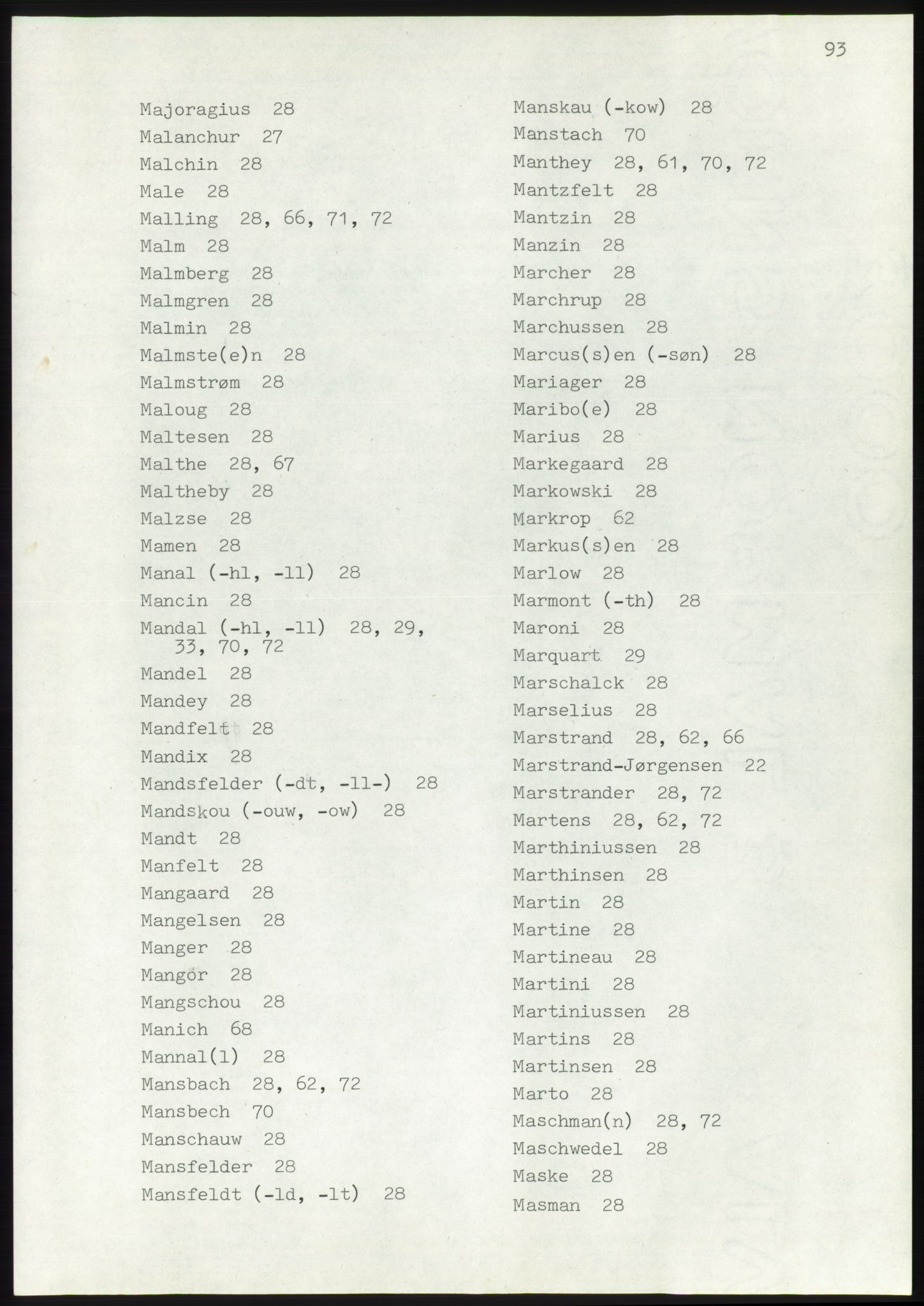 Lassens samlinger, AV/RA-PA-0051, 1500-1907, p. 93