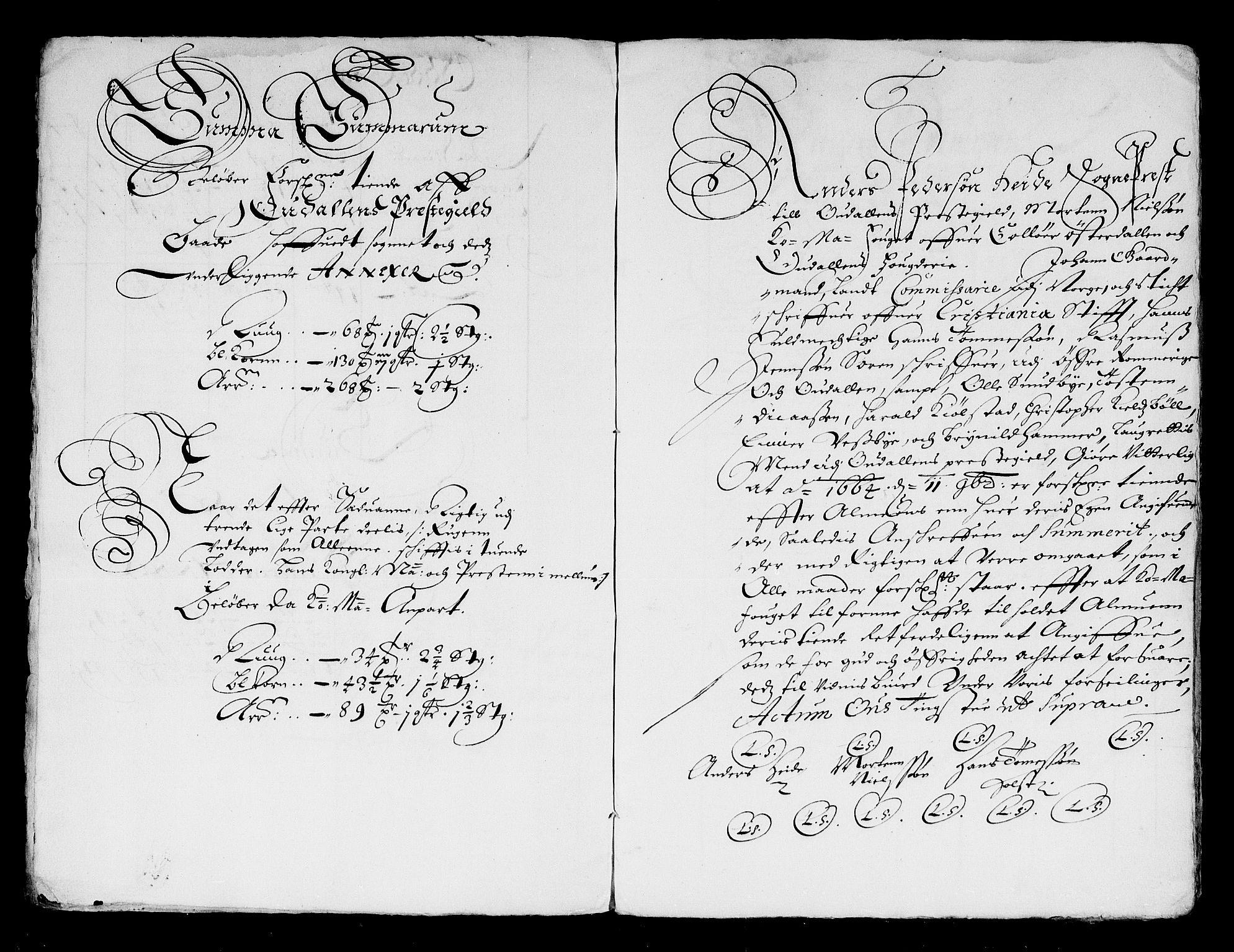 Rentekammeret inntil 1814, Reviderte regnskaper, Stiftamtstueregnskaper, Landkommissariatet på Akershus og Akershus stiftamt, AV/RA-EA-5869/R/Ra/L0020: Landkommissariatet på Akershus, 1664