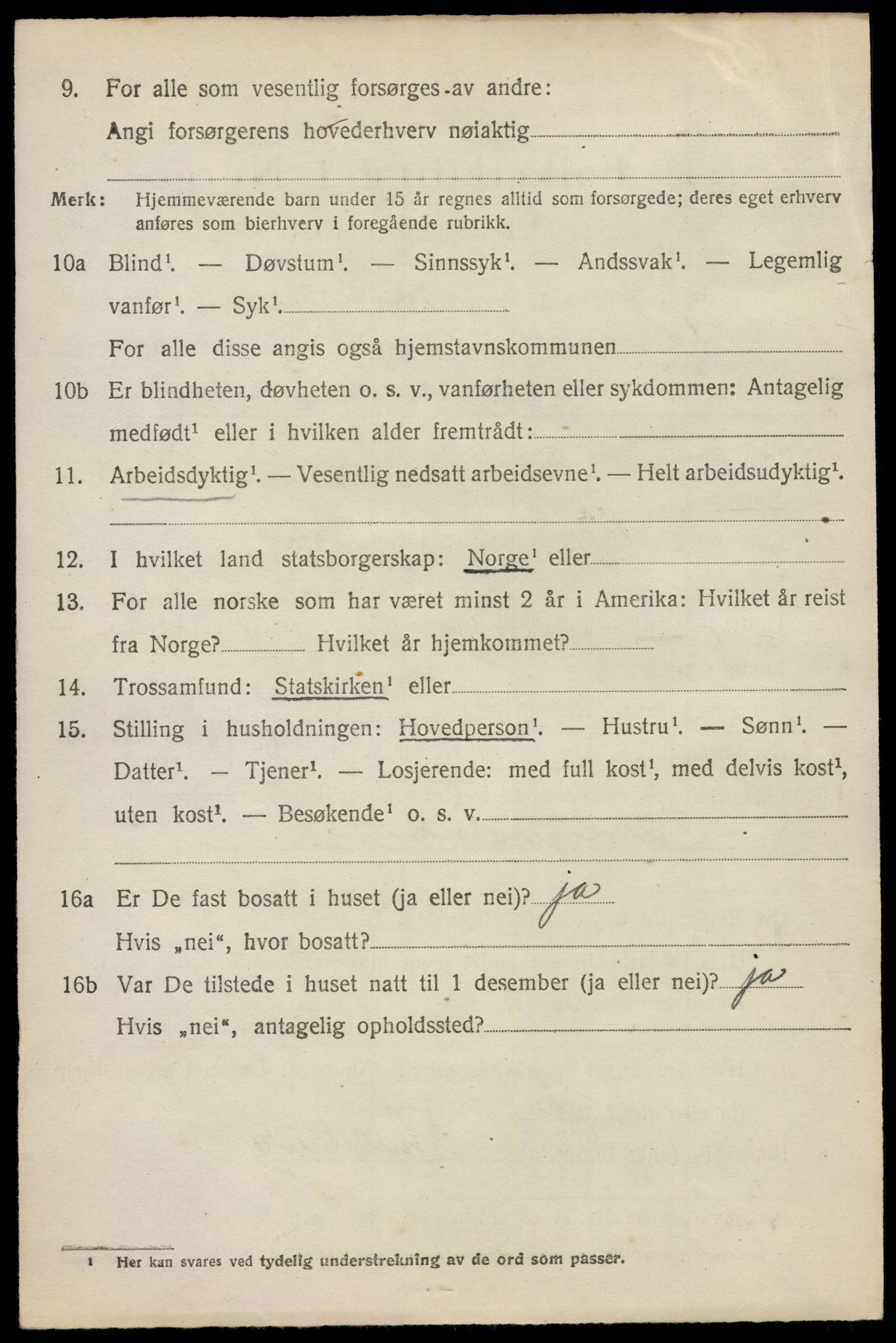 SAO, 1920 census for Glemmen, 1920, p. 18846