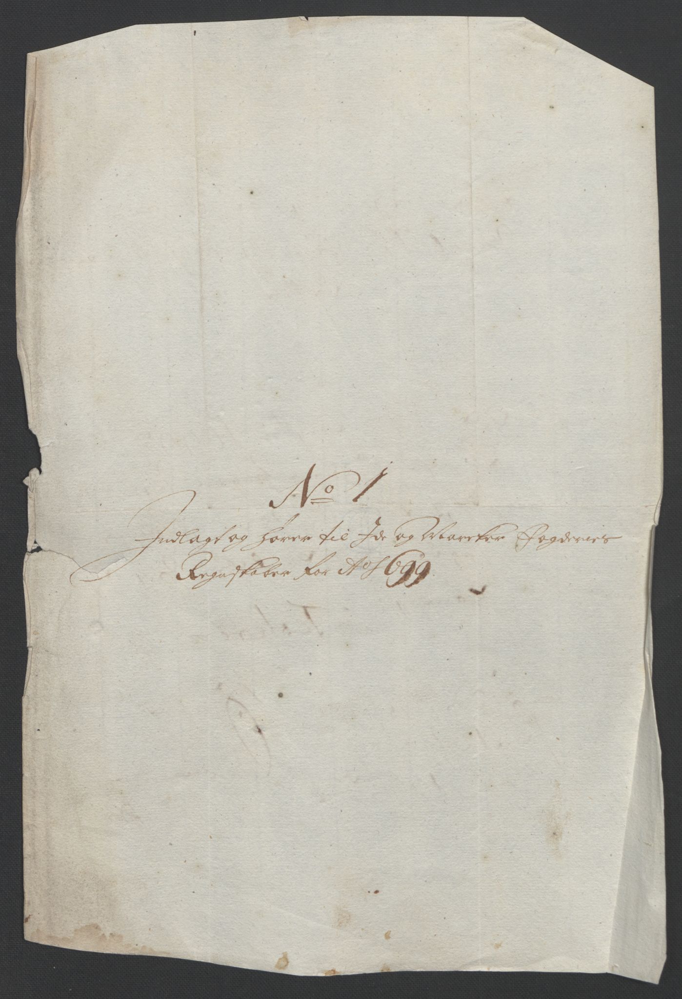 Rentekammeret inntil 1814, Reviderte regnskaper, Fogderegnskap, AV/RA-EA-4092/R01/L0014: Fogderegnskap Idd og Marker, 1699, p. 45