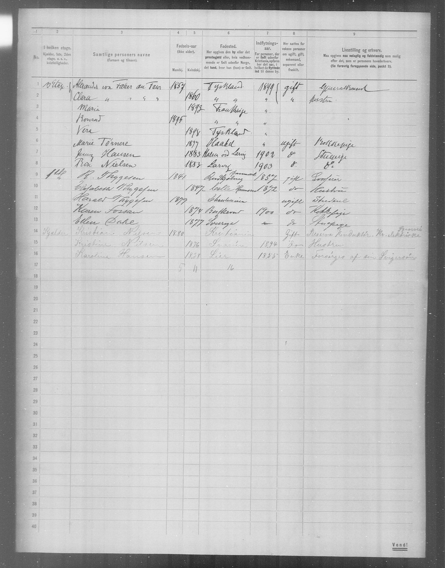 OBA, Municipal Census 1904 for Kristiania, 1904, p. 23973