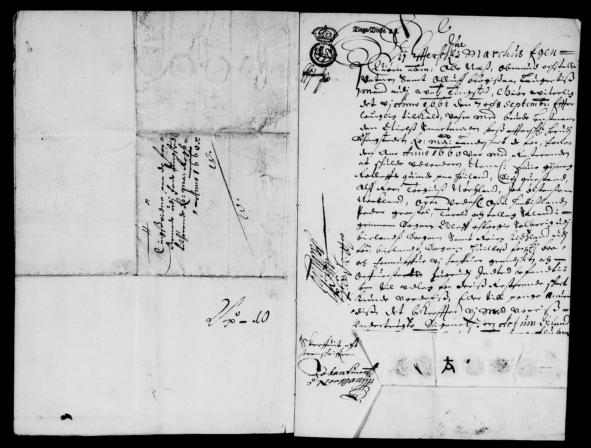 Rentekammeret inntil 1814, Reviderte regnskaper, Lensregnskaper, RA/EA-5023/R/Rb/Rbr/L0023: Lista len, 1660-1661