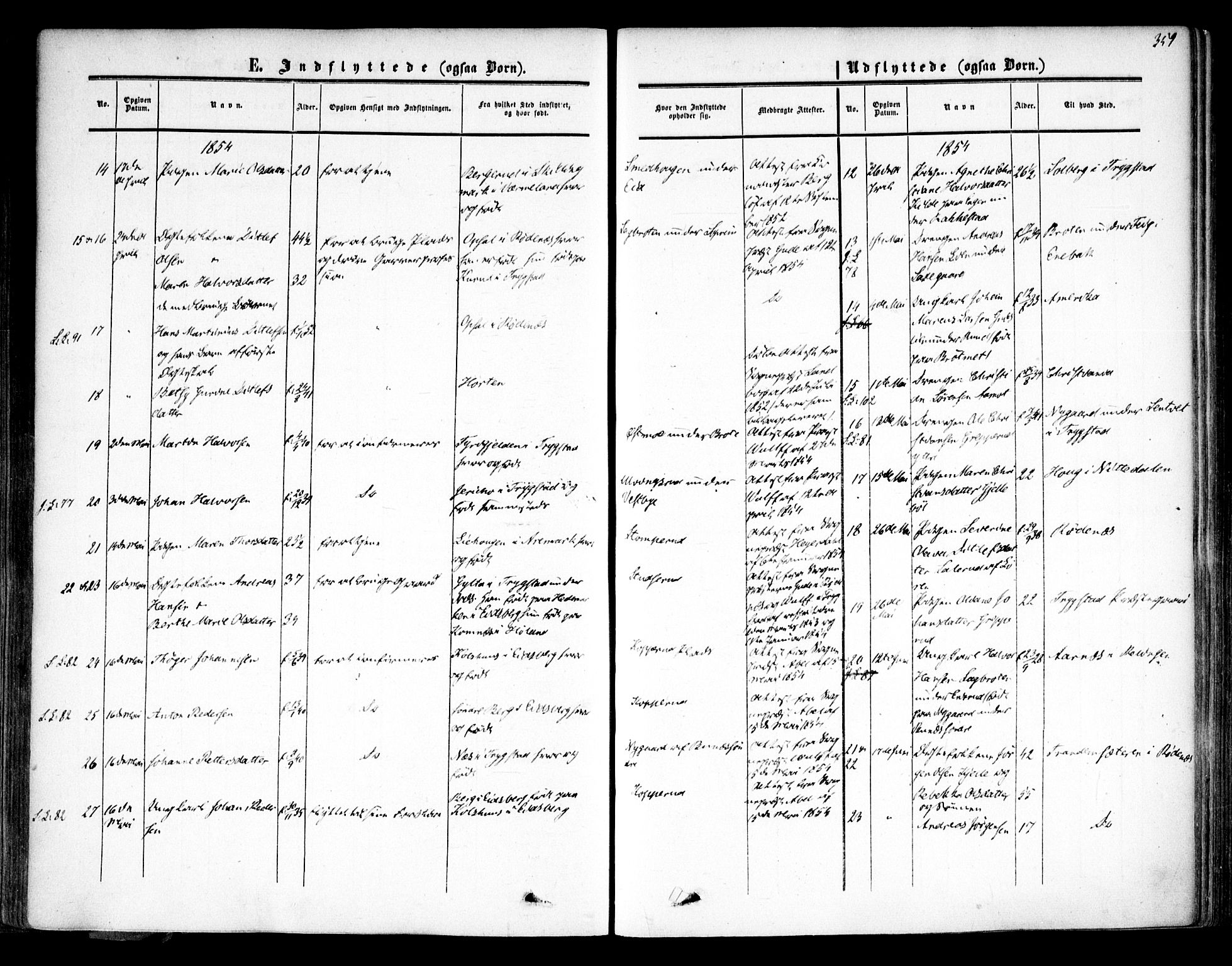 Høland prestekontor Kirkebøker, AV/SAO-A-10346a/F/Fa/L0010: Parish register (official) no. I 10, 1854-1861, p. 359