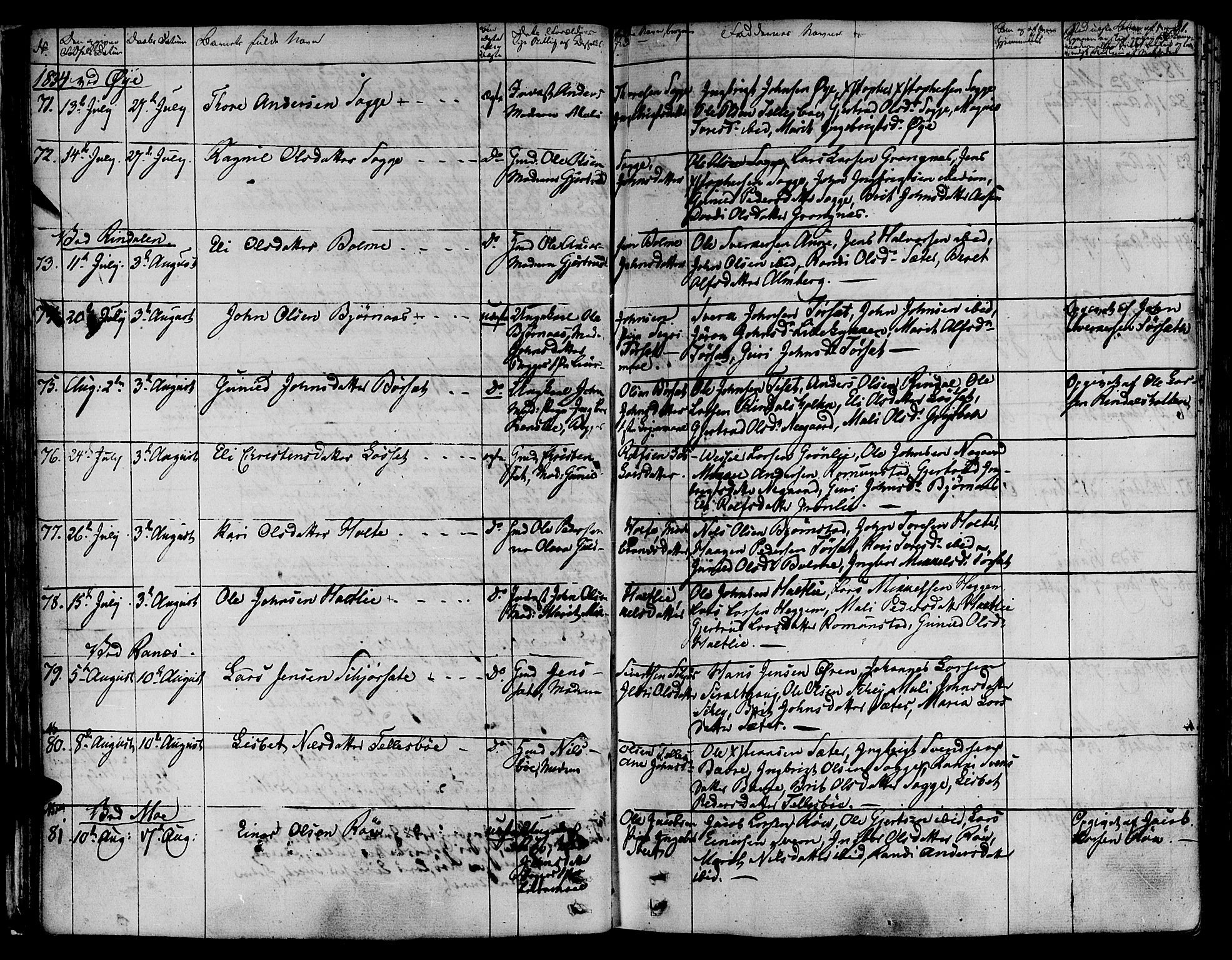 Ministerialprotokoller, klokkerbøker og fødselsregistre - Møre og Romsdal, SAT/A-1454/595/L1042: Parish register (official) no. 595A04, 1829-1843, p. 31